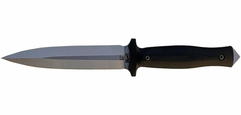 Dague Tactique RH2 Lame 140mm Acier Manche G10 Étui Kydex RH2-SAT-G10-BL