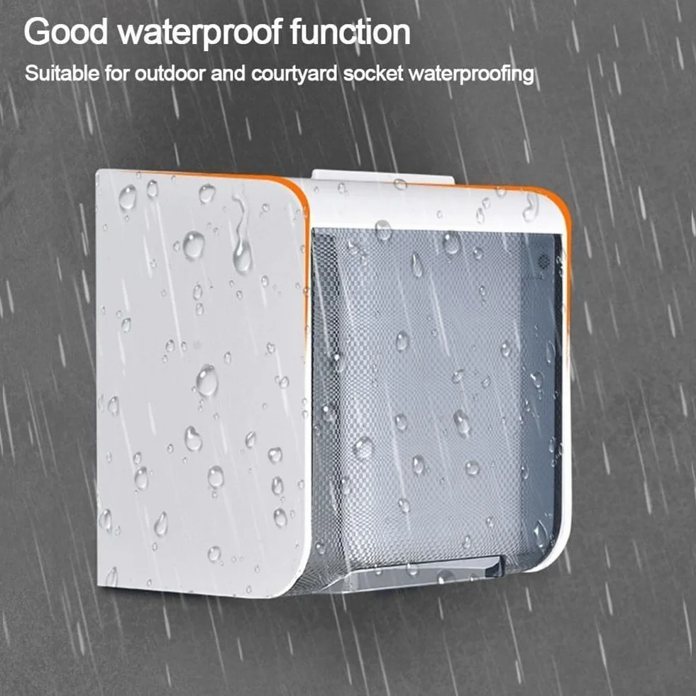 ZYWUOY Couverture de prise étanche pour extérieur, Boîte de protection interrupteur, Gris