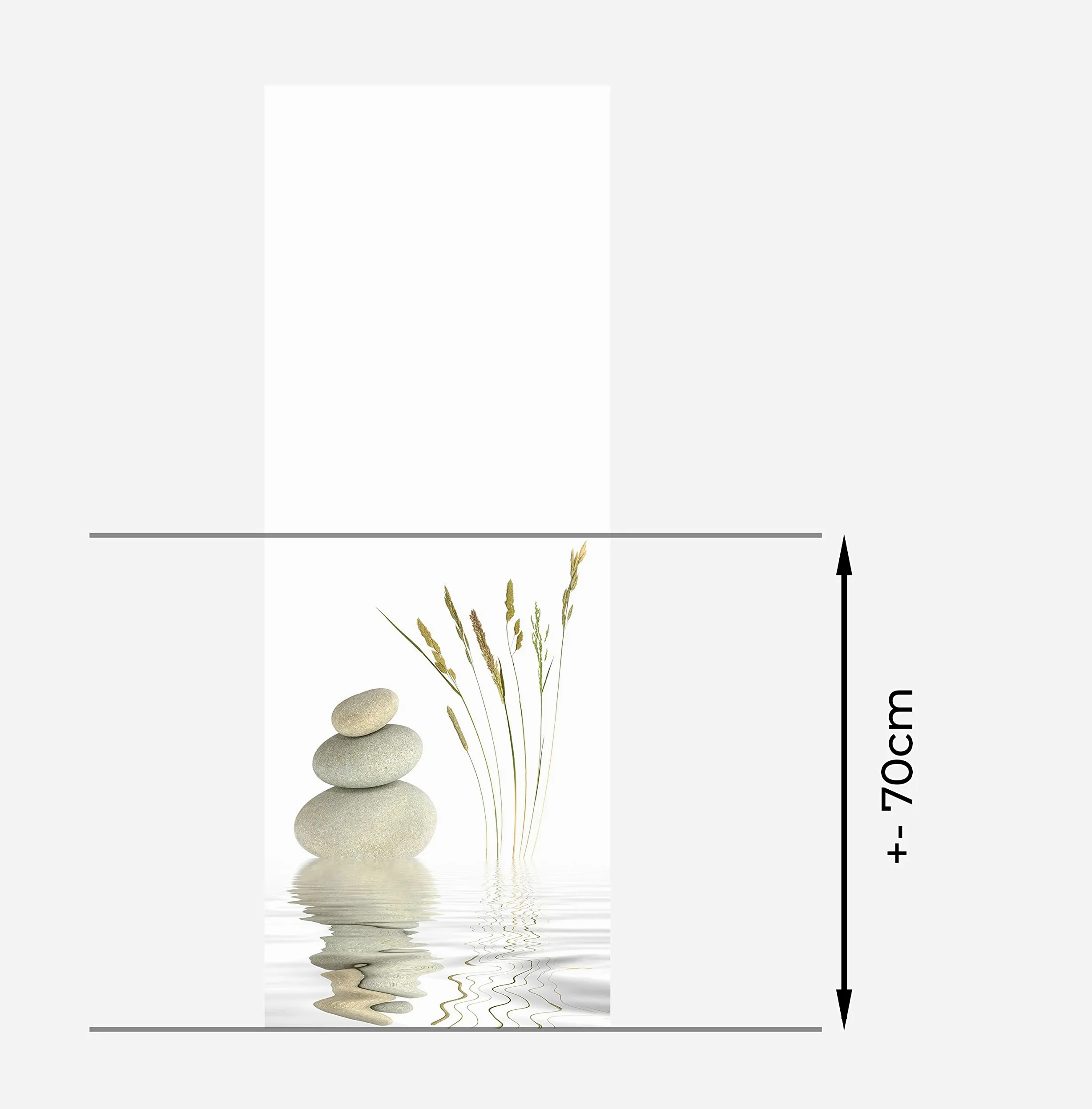 Blindecor Store imprimé Zen Blackout Easyfix Sérénité 55 x 150 cm