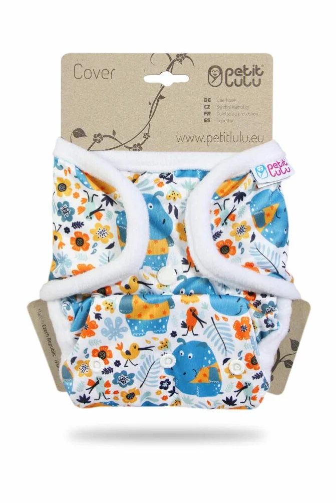 Culotte de Protection Petit Lulu Couvre-Couche Taille Unique Fermeture à Pressions Réutilisable Lavable Étanche Fabriqué en Europe