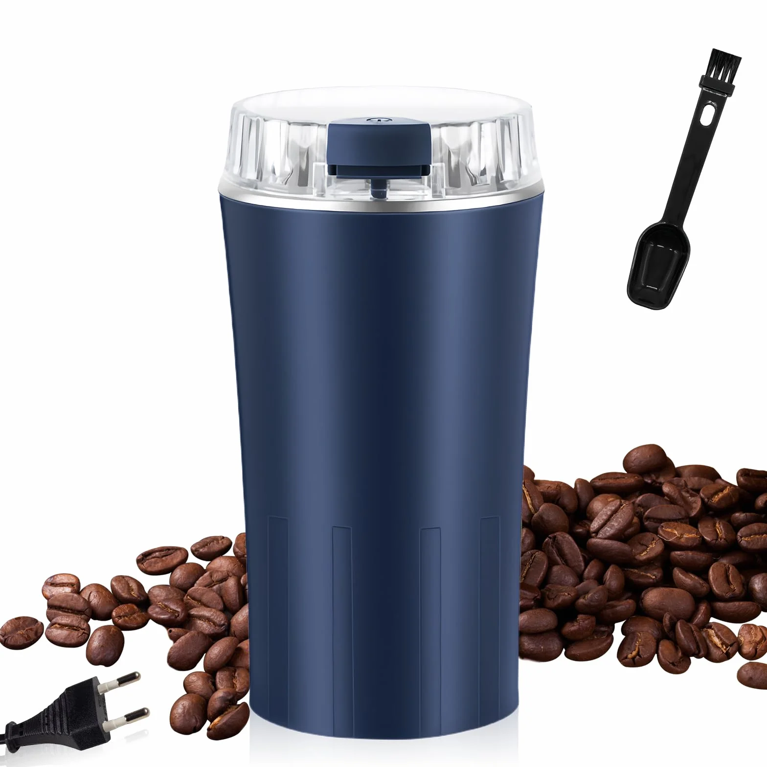 Moulin à café électrique 300 W lame acier inoxydable 304 sans BPA