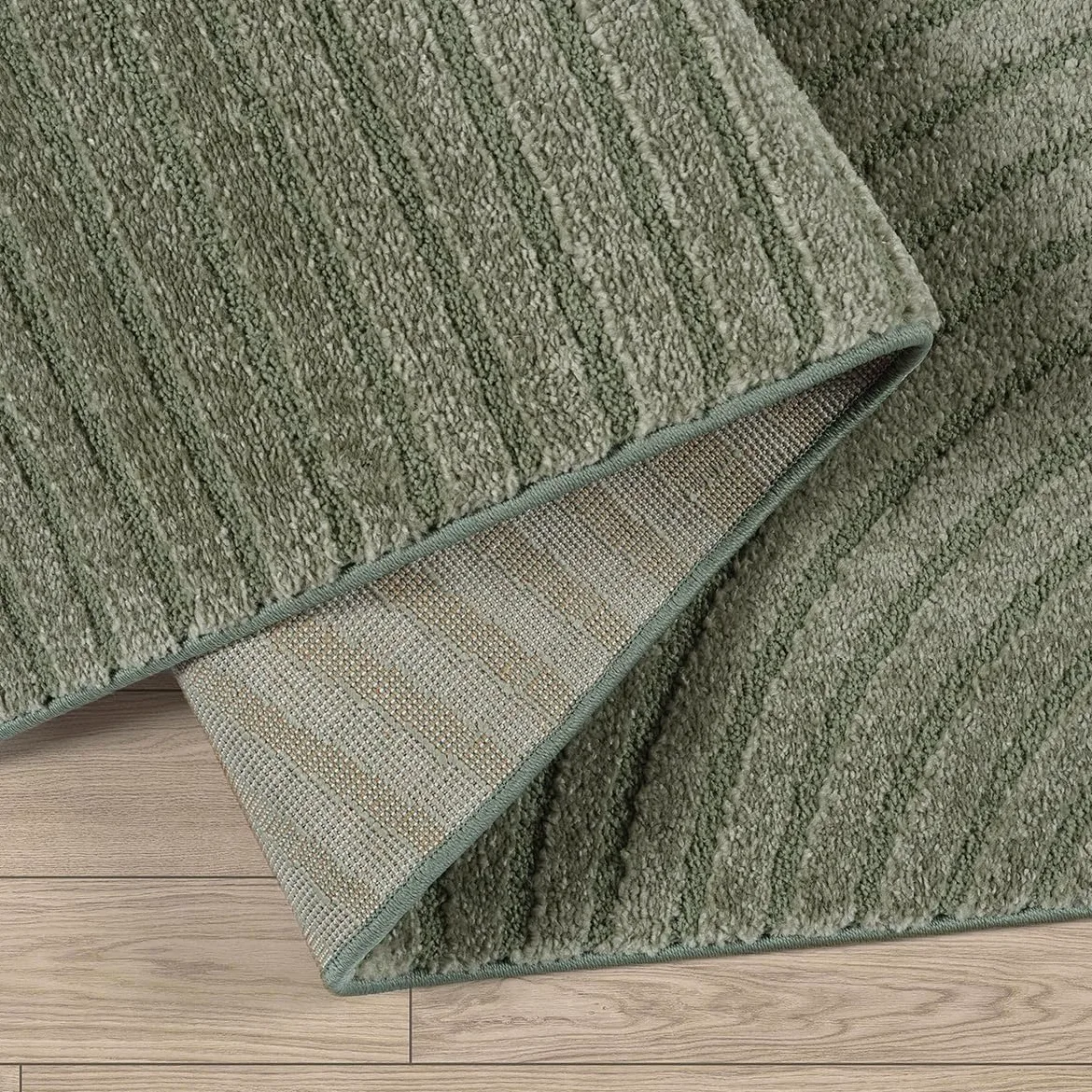 Mia’s Teppiche Atlas Tapis Moderne pour Salon à Poils Courts avec Effet Relief, Structure 3D, Haute qualité de Fibres – Parfait pour la Chambre et Le Salon, Vert, 120 x 170 cm