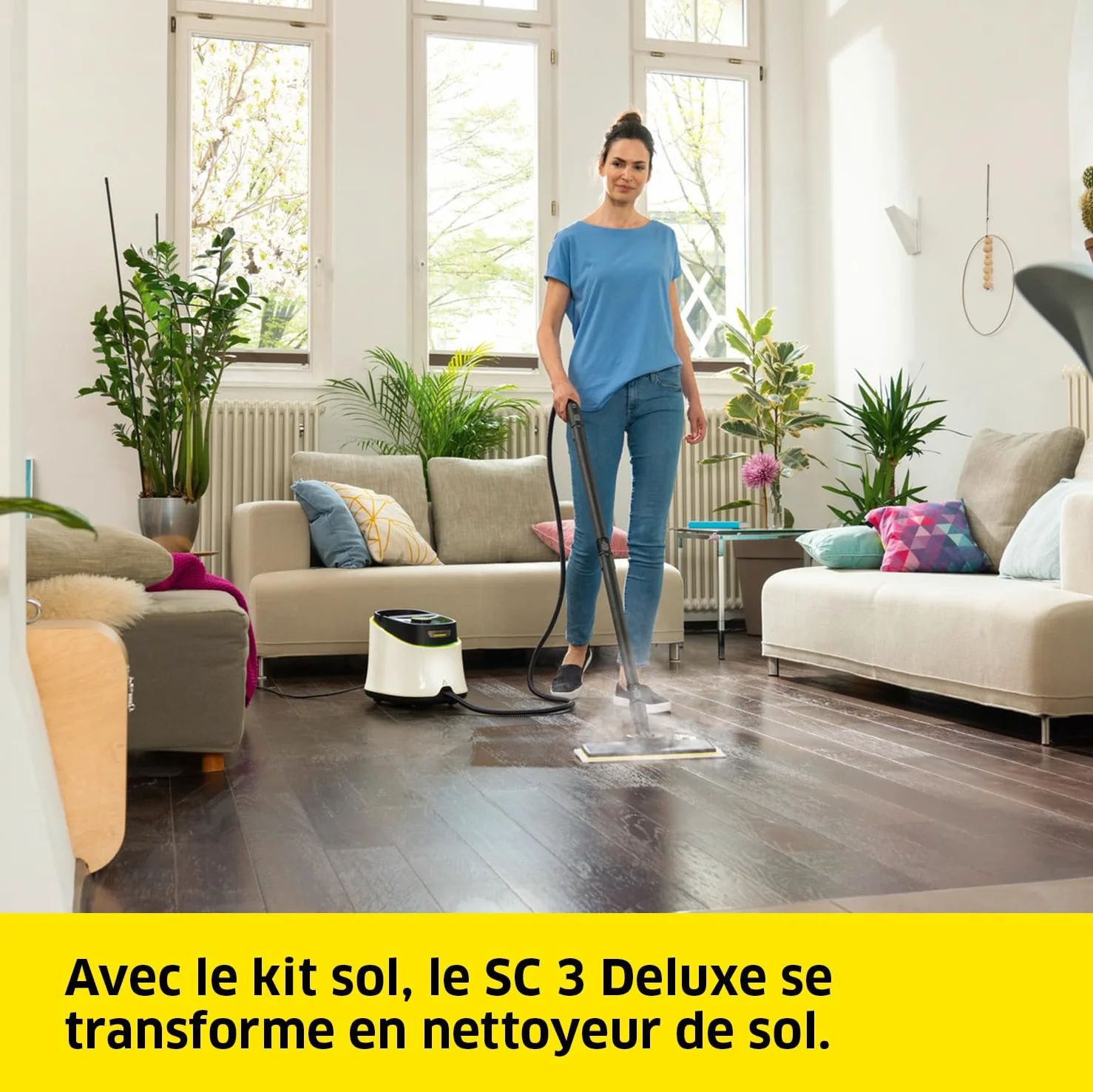 Kärcher Nettoyeur Vapeur SC 3 Deluxe, 3,5 bar, 1900 W, 75 m², 1 l