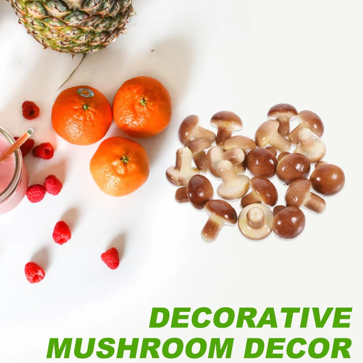 GLEAVI Miniatures Champignons 20 Pièces Décoratifs pour Photo Bureau Enseignement