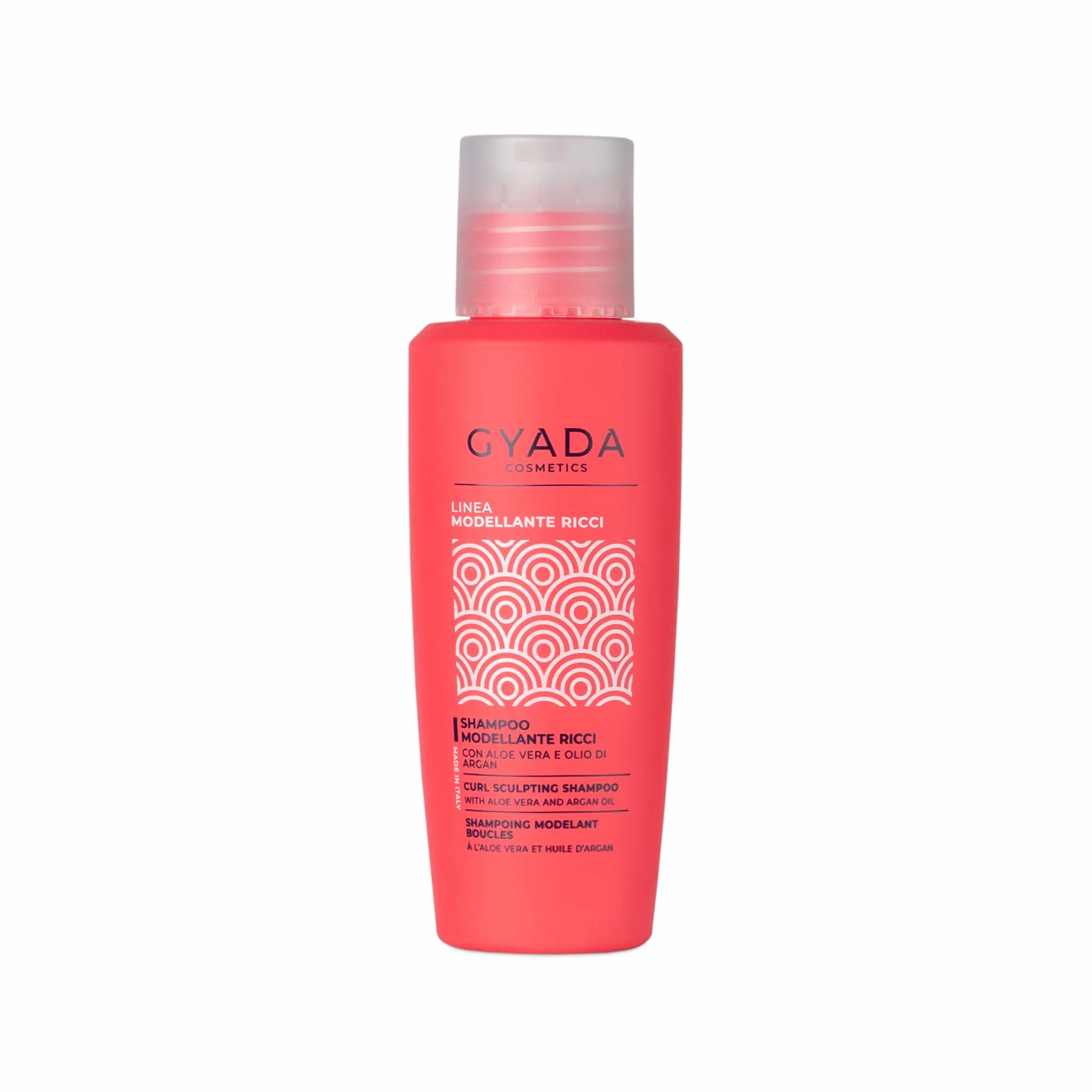GYADA COSMETICS Shampooing Remodelant Bouclé cheveux bouclés ondulés Aloe Vera huile Argan 100 ml