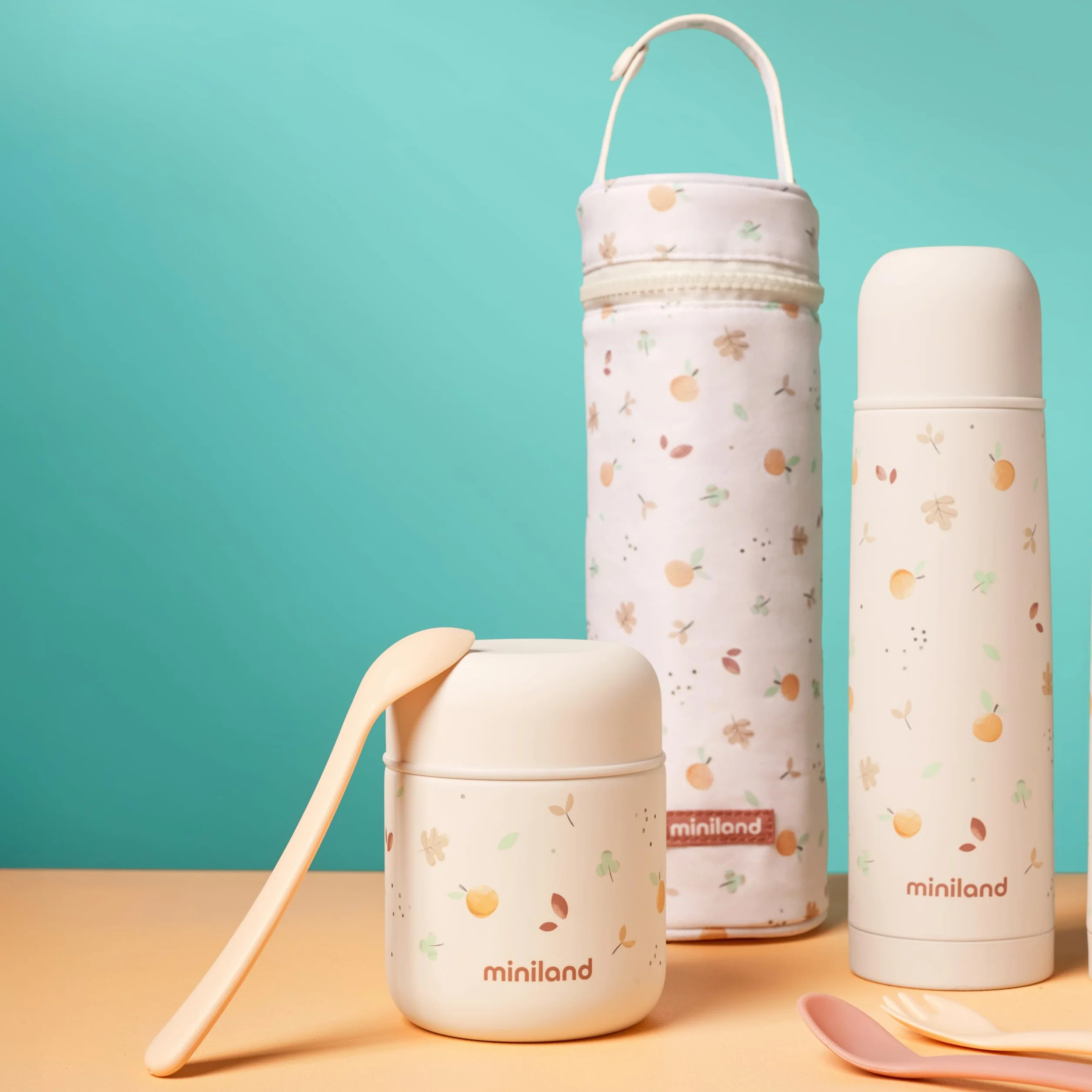 Miniland Thermos Mini Valencia 280ml – Thermos pour aliments bébé, double couche acier