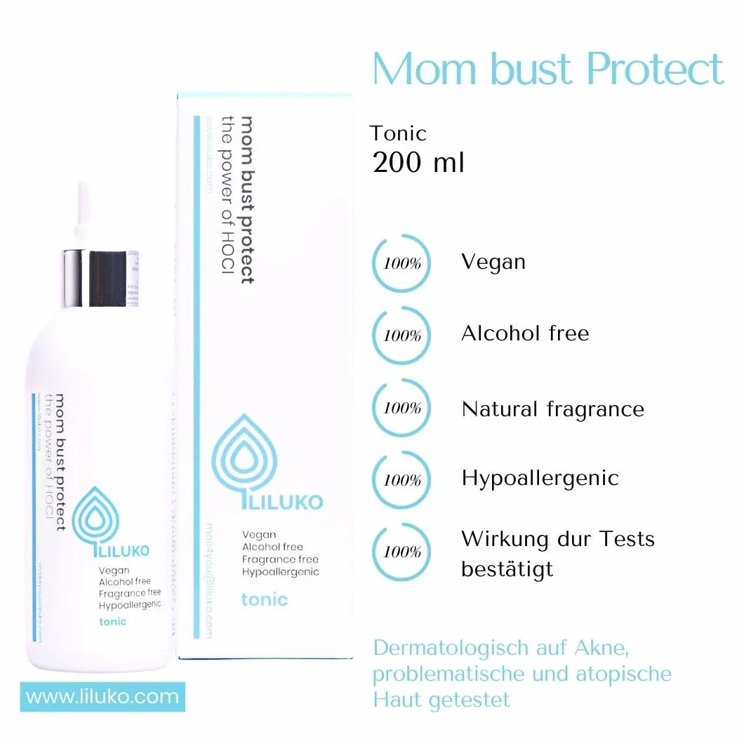 Liluko Mom Bust Protect pommade mamelon allaitement grossesse 200ml sans alcool hypoallergénique