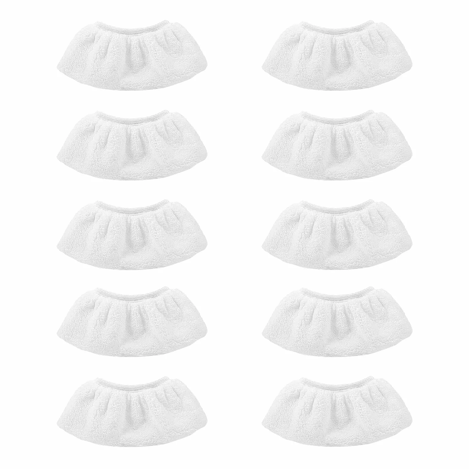 Lot de 10 accessoires pour nettoyeur à vapeur, chiffons en microfibre de rechange