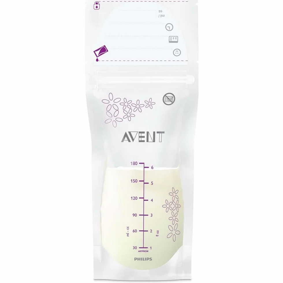 Philips Avent Sacs de conservation lait maternel 180ml 25 pièces SCF603/25