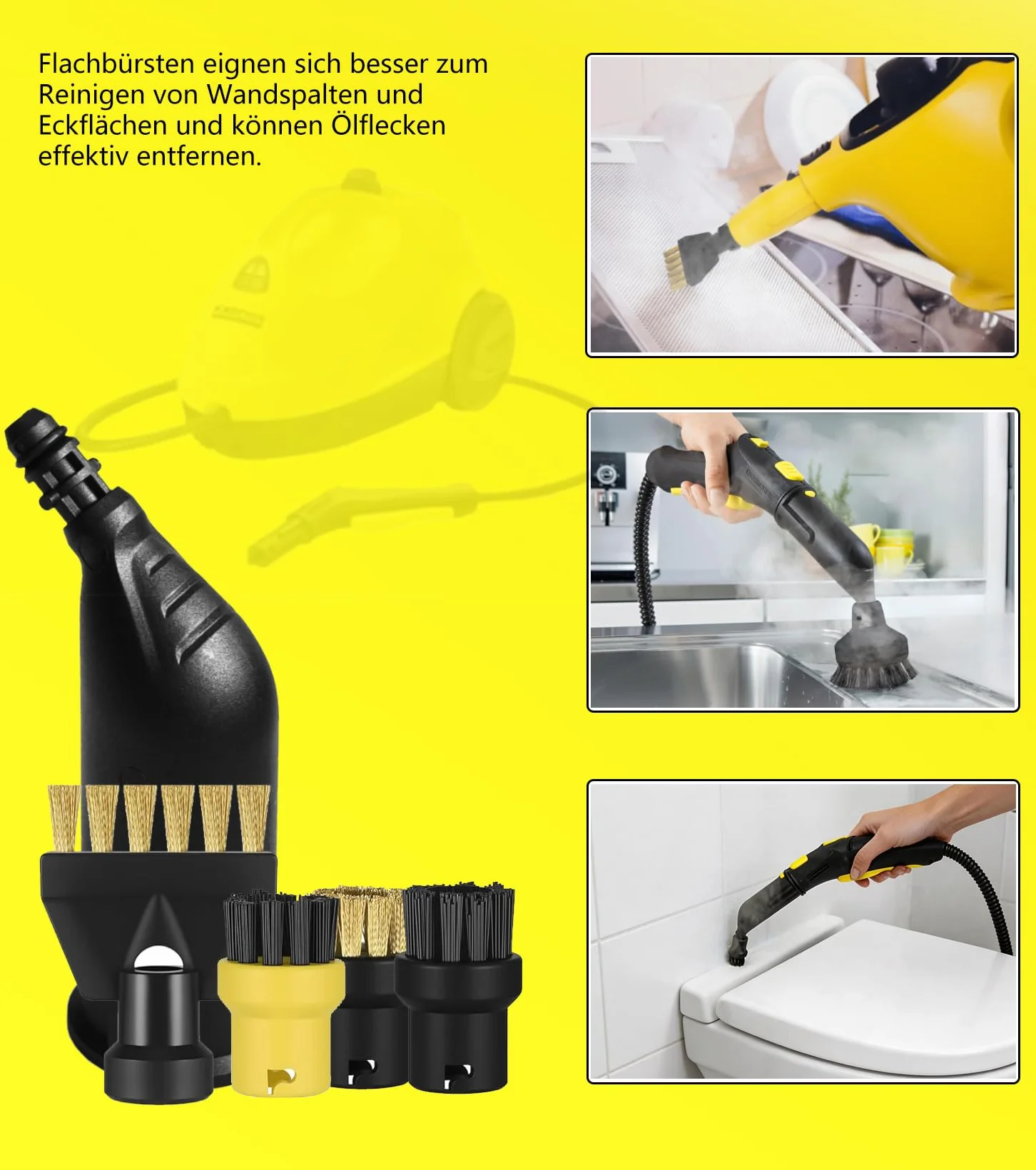 Kärcher SC1 SC2 SC3 SC4 SC5 accessoires nettoyeur vapeur lot 15 pièces brosse laiton