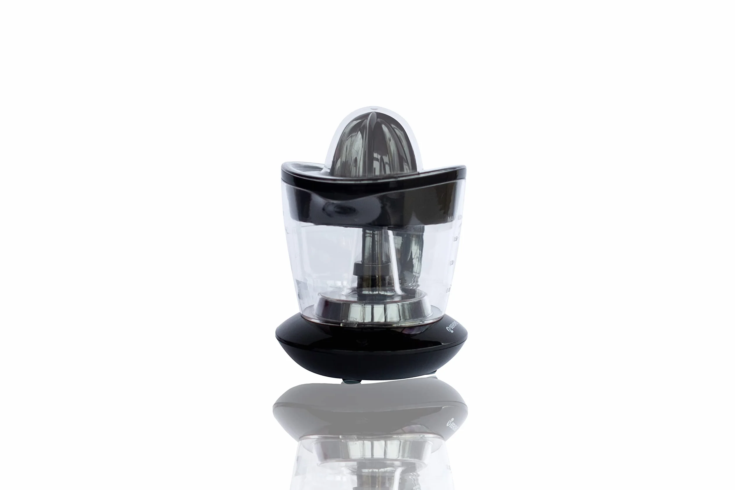 Behome Presse agrumes électrique 700 ml double cône noir