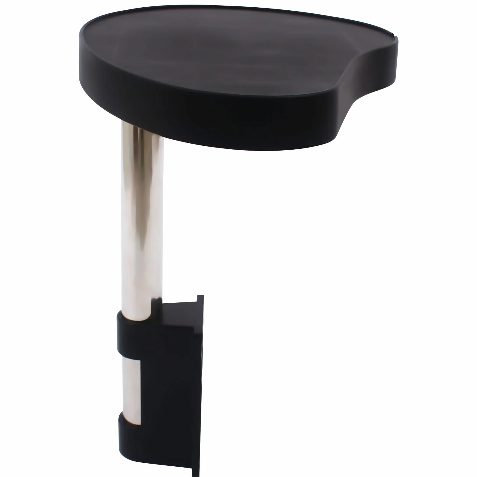 Plateau de spa noir rotatif 360° 59 x 37 x 53,5 cm pour baignoire piscine jacuzzi