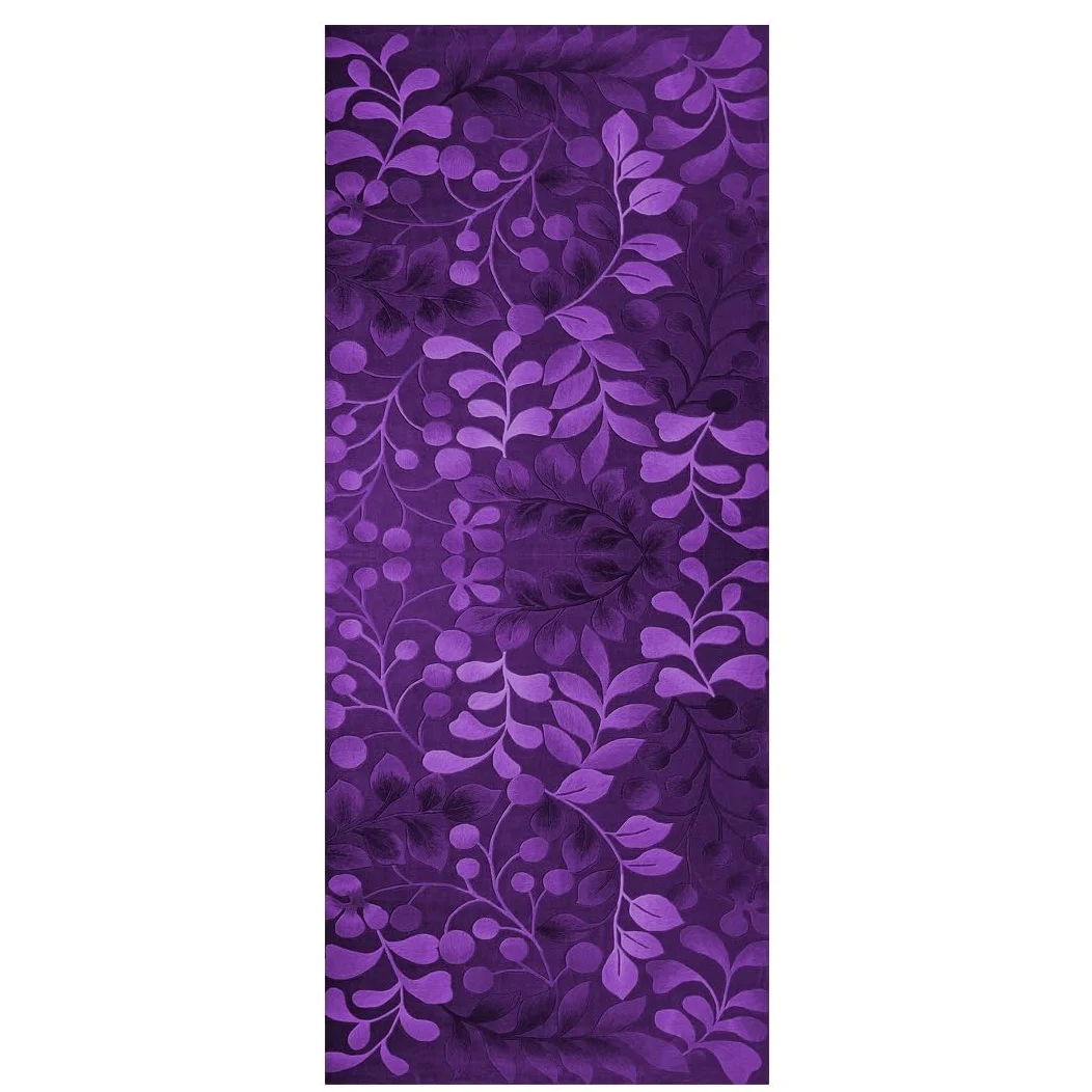 Tapis de couloir, cuisine, lavable, antidérapant, 100 x 150 cm, violet, long, tapis de cuisine, couloir, salon, chambre à coucher, vendu au mètre, personnalisable