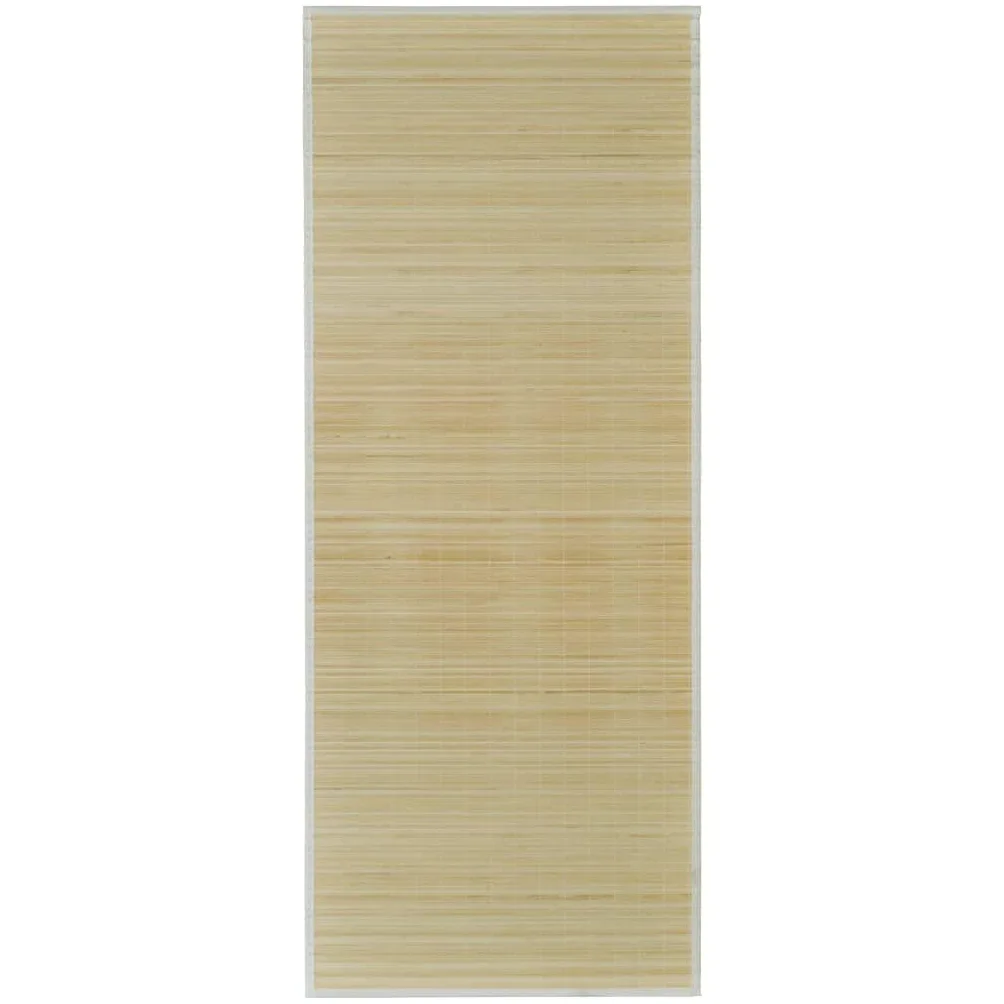 Générique Tapis en Bambou Naturel à Latte rectangulaire 120 x 180 cm, Maison & Jardin, Décorations, Tapis, Beige, (Poids 2.06KG)