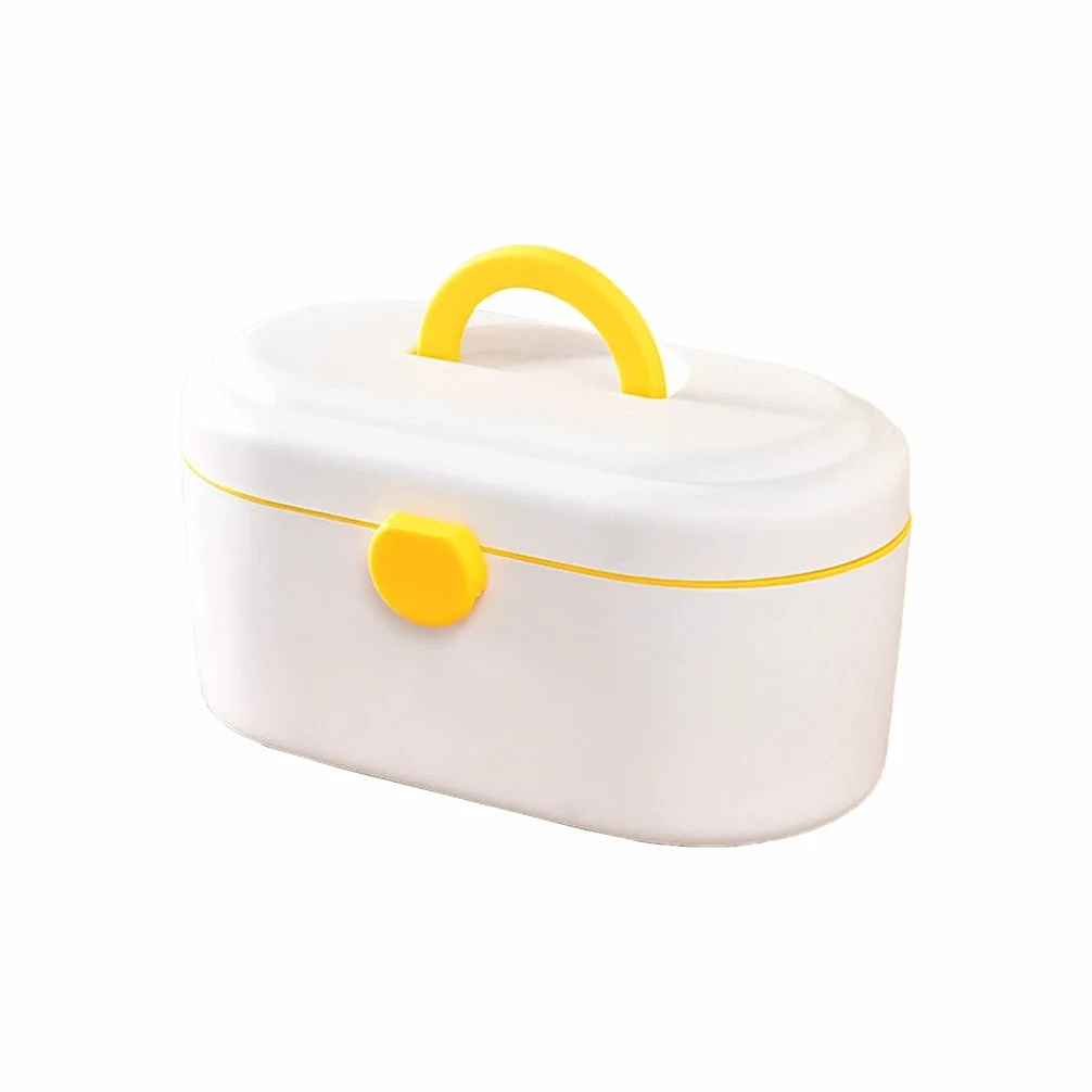Trousse de Secours/Boîte Médicaments Petite boîte médicale Boîte de premiers secours boîte de rangement en plastique portable Boîte de rangement en plastique de premiers soins de la famille 11.02 pouc