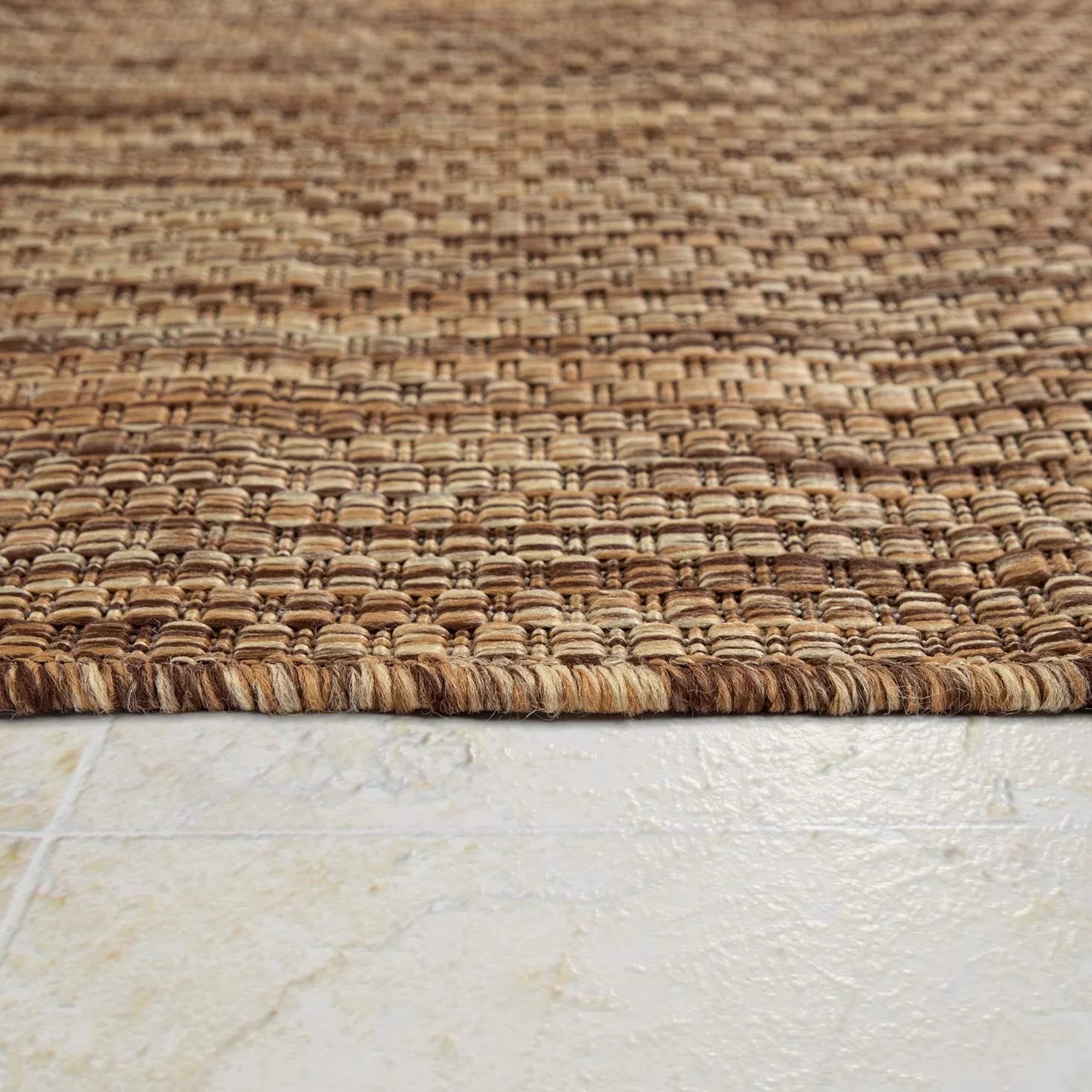 TT Home Tapis Extérieur Cuisine Balcon Terrasse Design Uni Moderne Café 80x250 cm