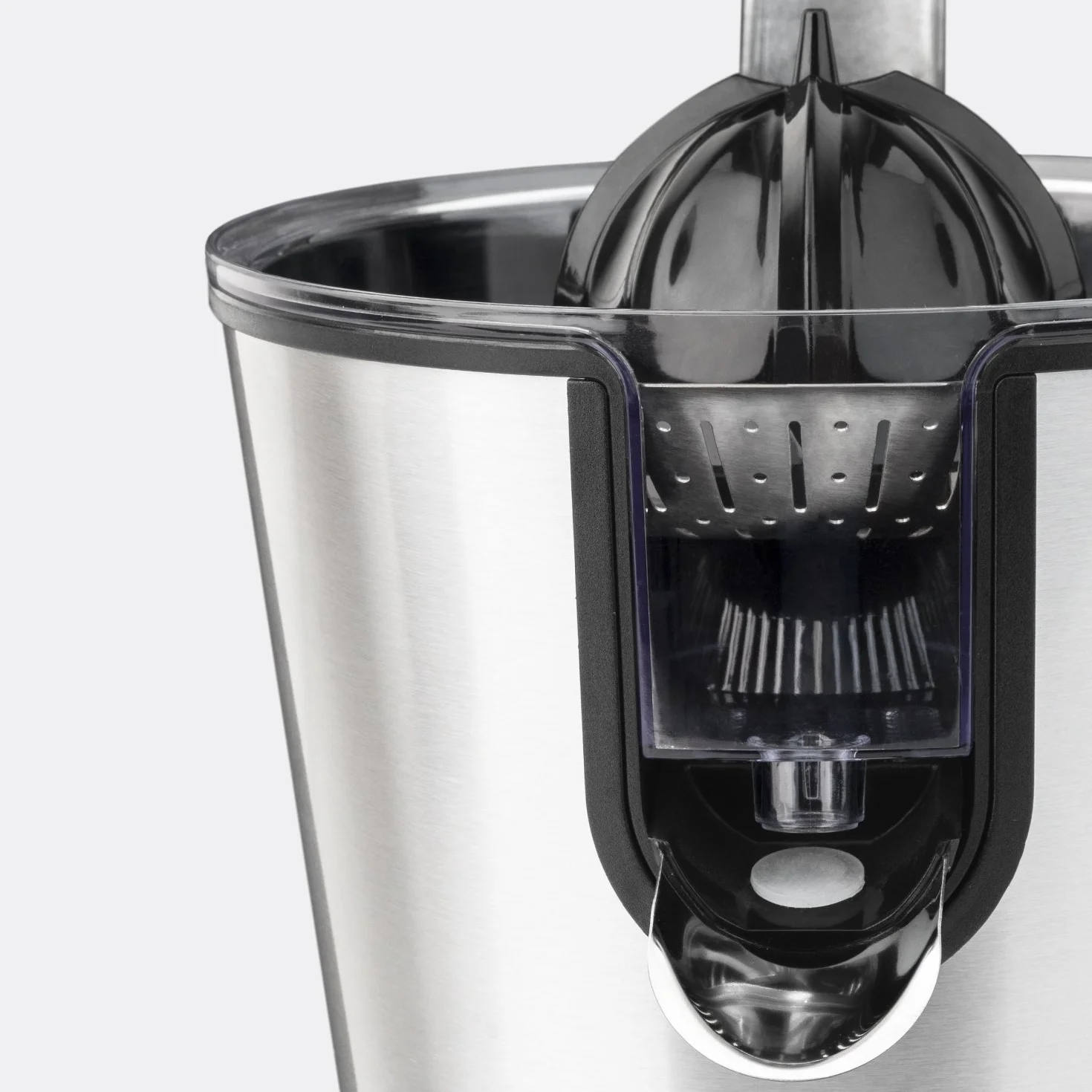 H.Koenig Presse-agrumes électrique professionnel AGR80, inox, 160W, Argent