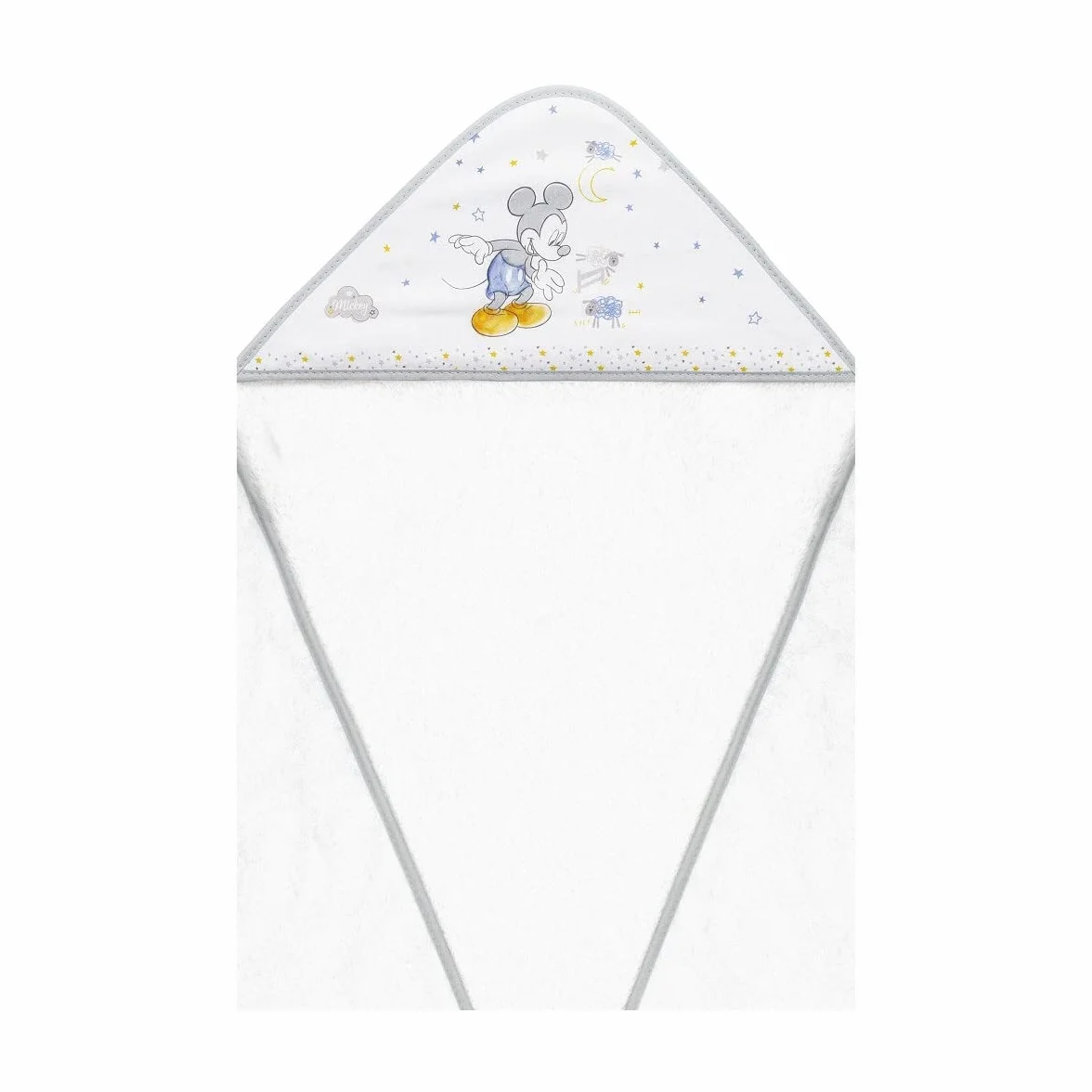 Interbaby Cape du Bain Disney Mickey Mouse Gris