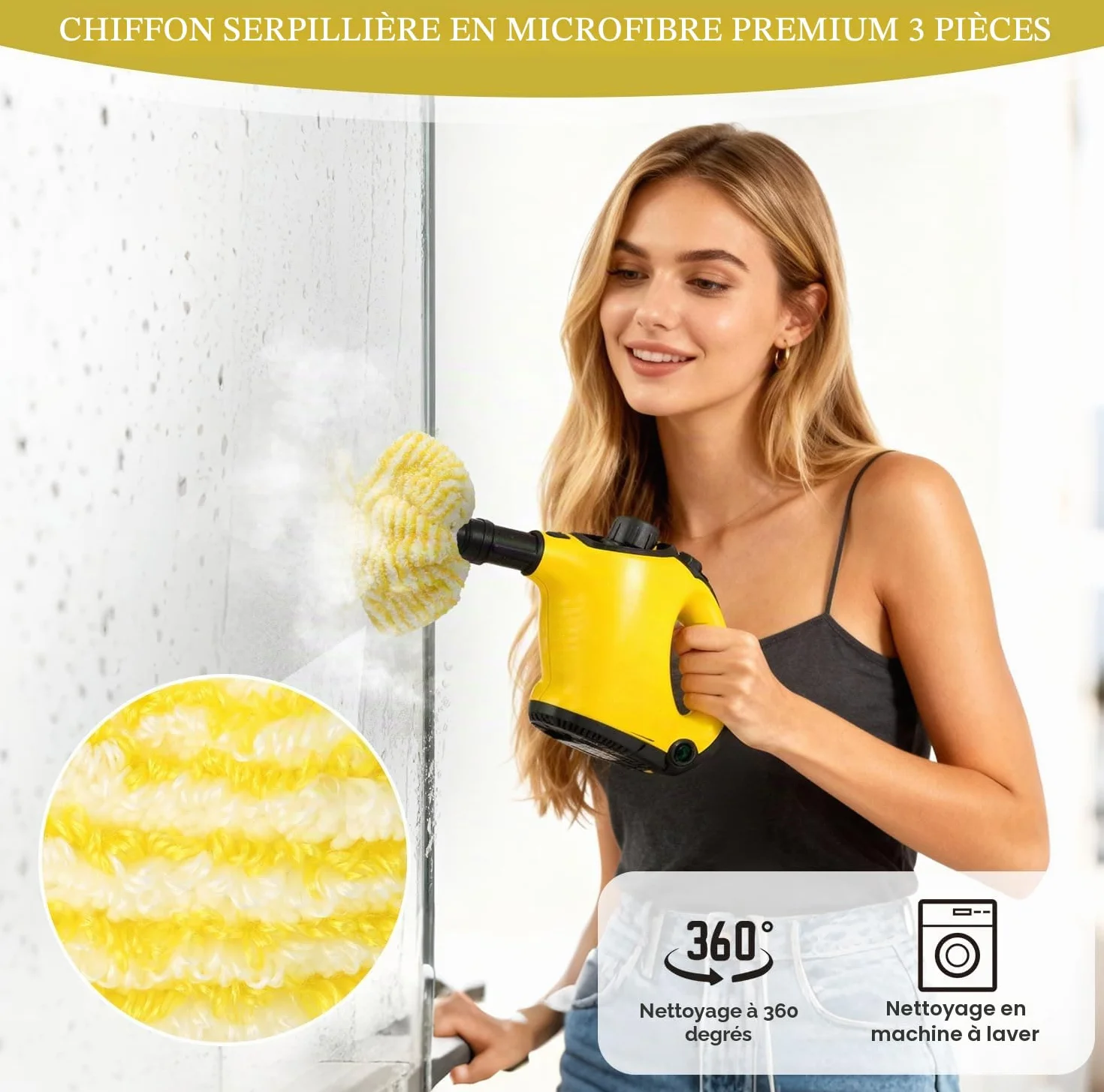 Lingettes de Rechange Microfibre Kärcher Easyfix SC1 SC2 SC3 SC4 SC5