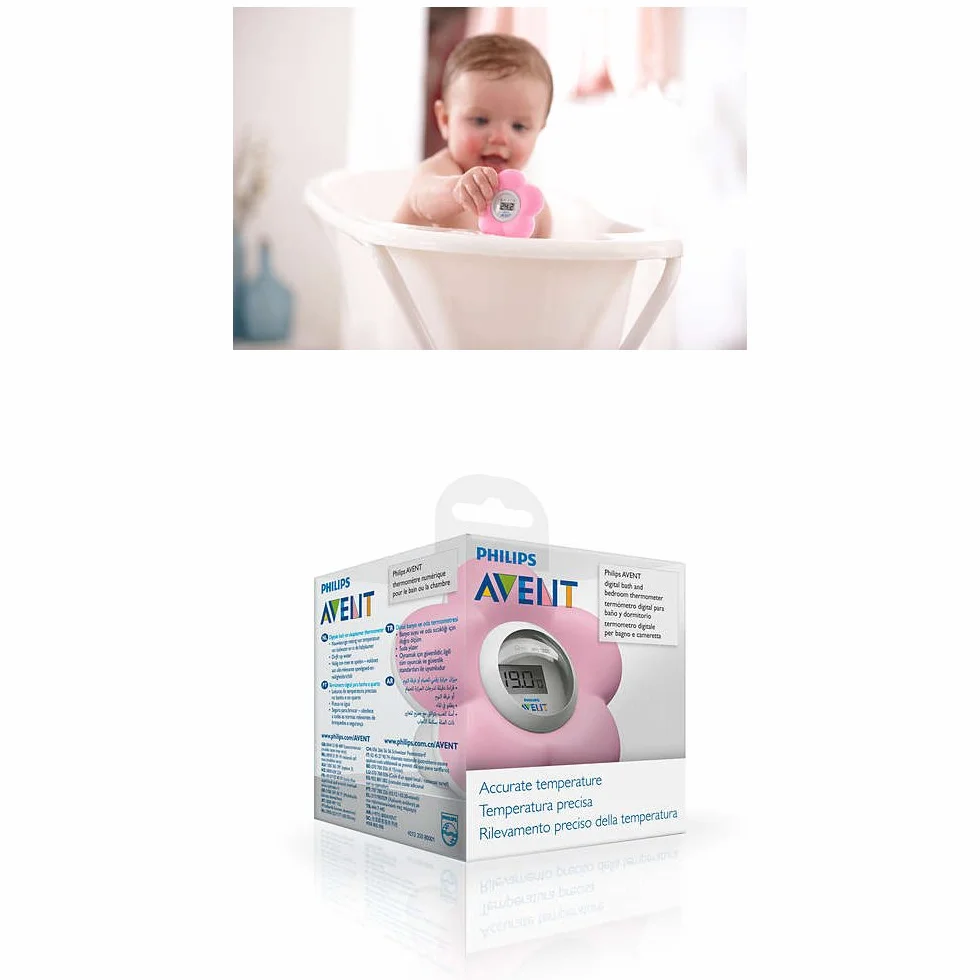 Philips Avent Thermomètre numérique bain et chambre