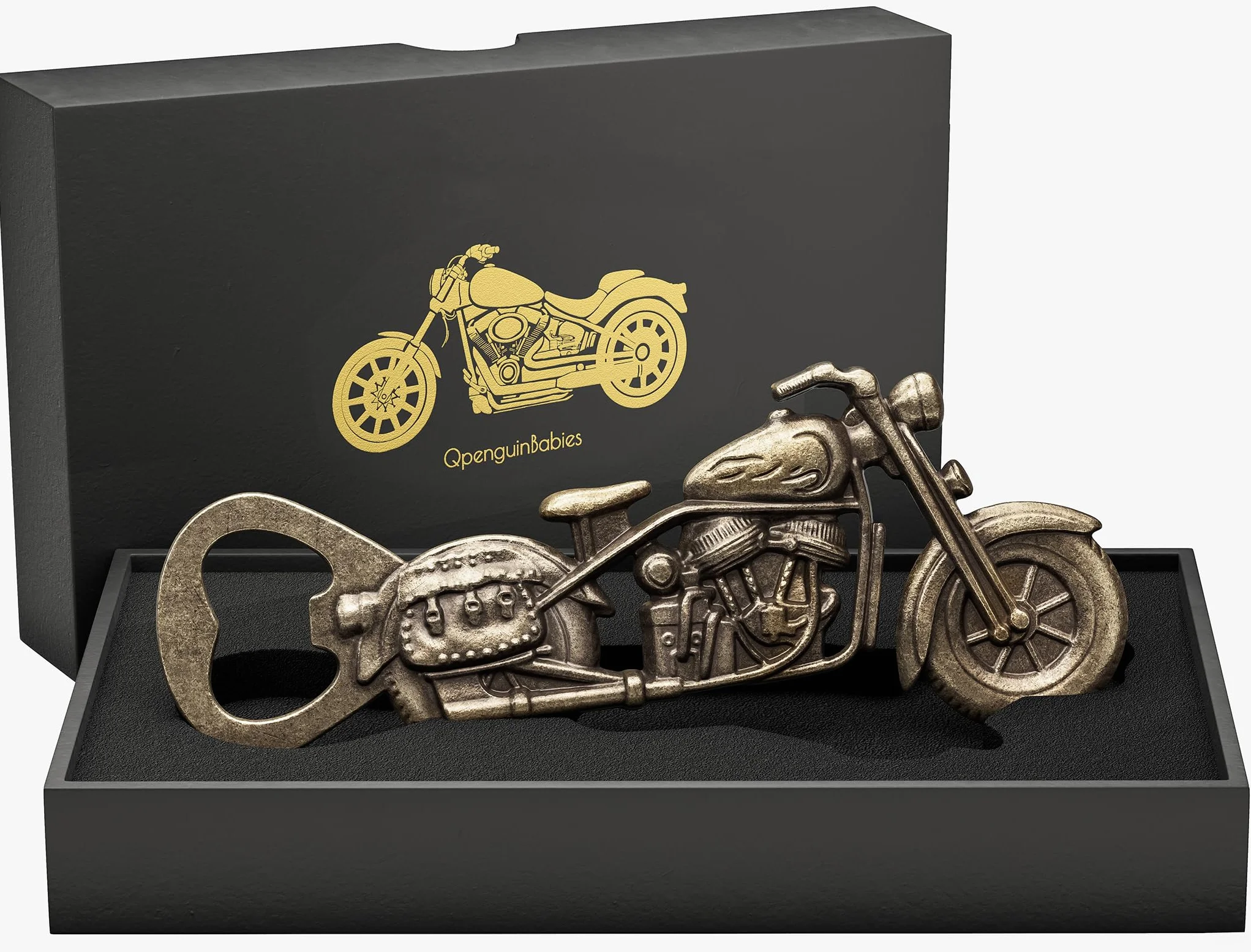 Zinc Ouvre-bouteille de moto vintage cadeau fête des pères anniversaire Noël