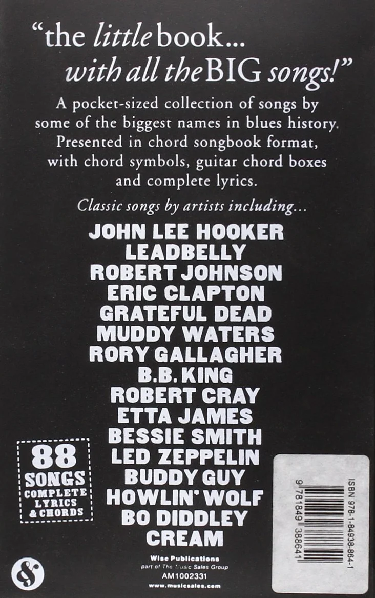 Little Black Songbook The Blues 88 Songs