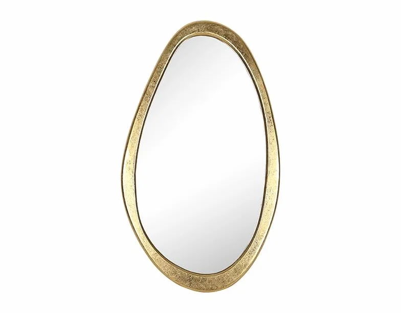 Miroir Organique doré 47x80cm