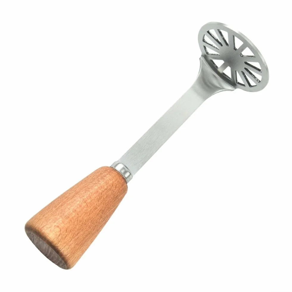 Presse-purée solide en bois pour pommes de terre et patates douces