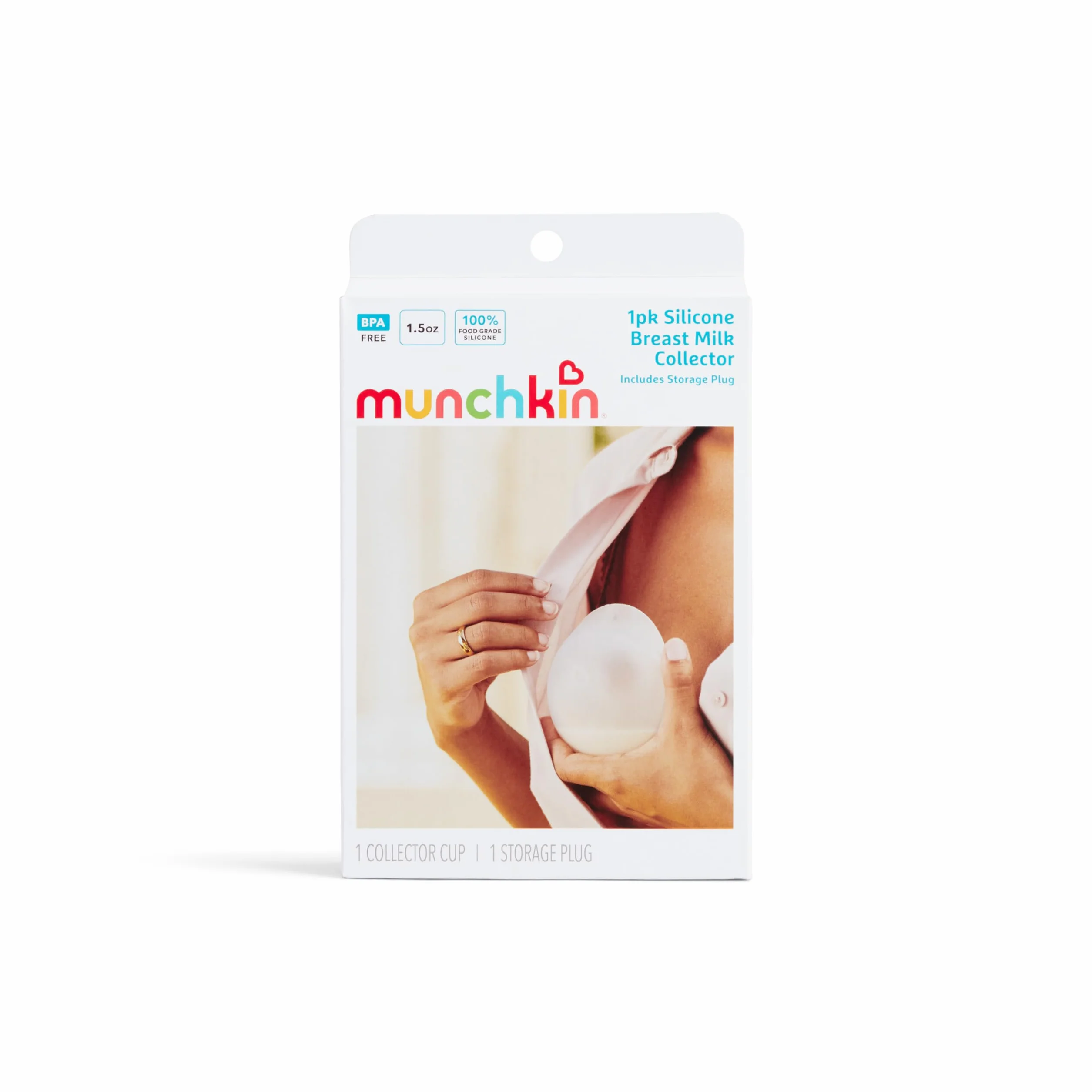 Munchkin Collecteur de Lait Maternel en Silicone pour Allaitement