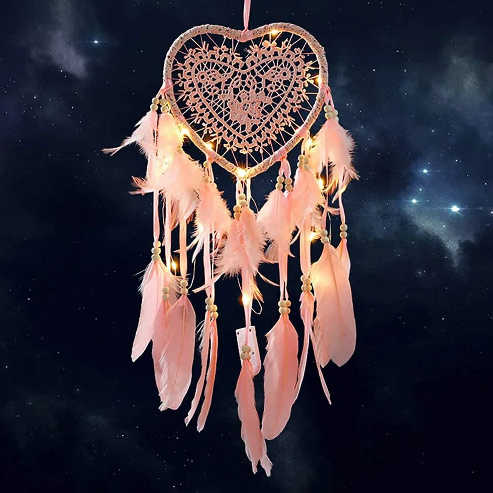 Attrape Rêve Bricolage Kit avec Cercle Métal, Corde Macramé, Fil Tressé et Plumes pour DIY Artisanat