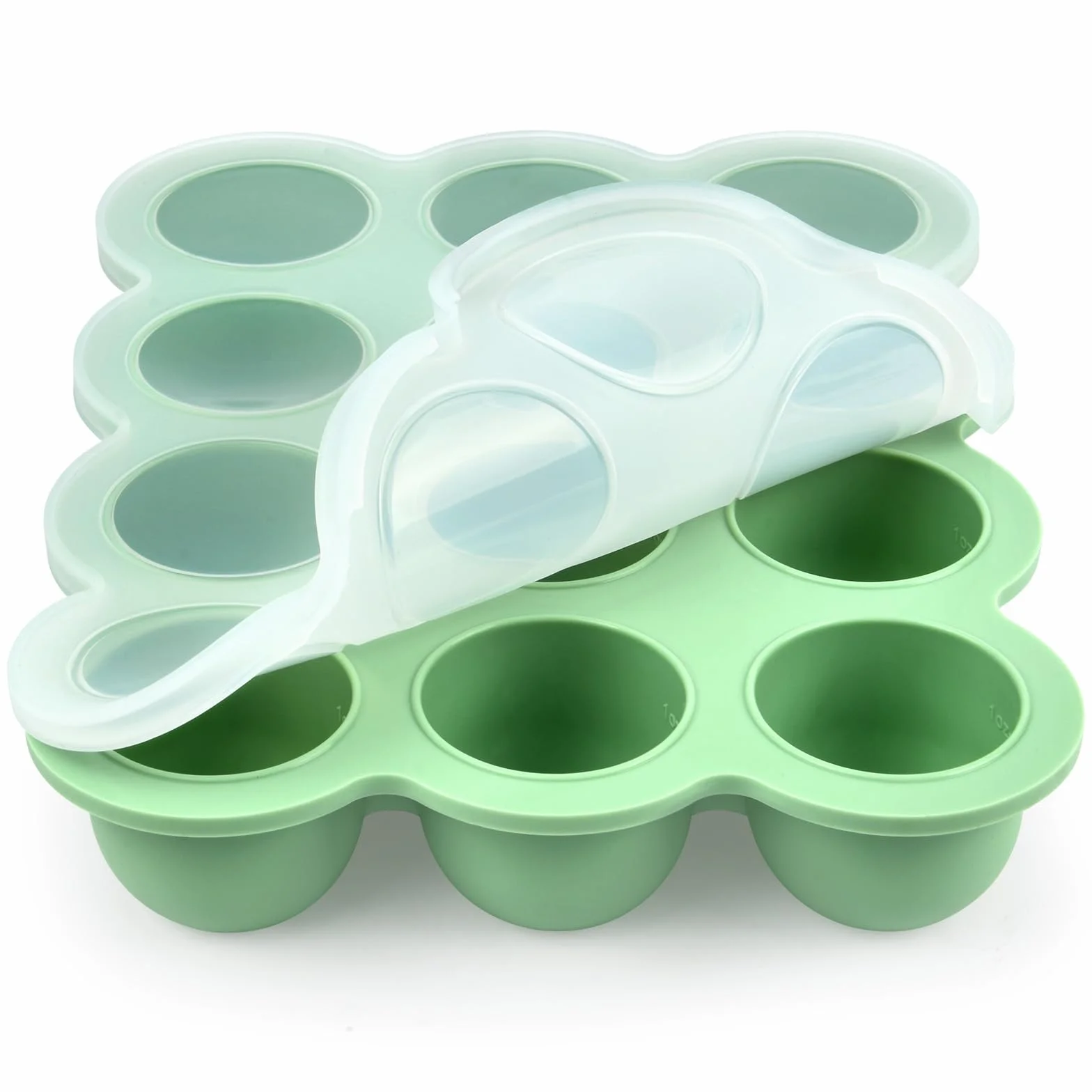Aolso Boîte de conservation des aliments 12 compartiments avec couvercle hermétique vert