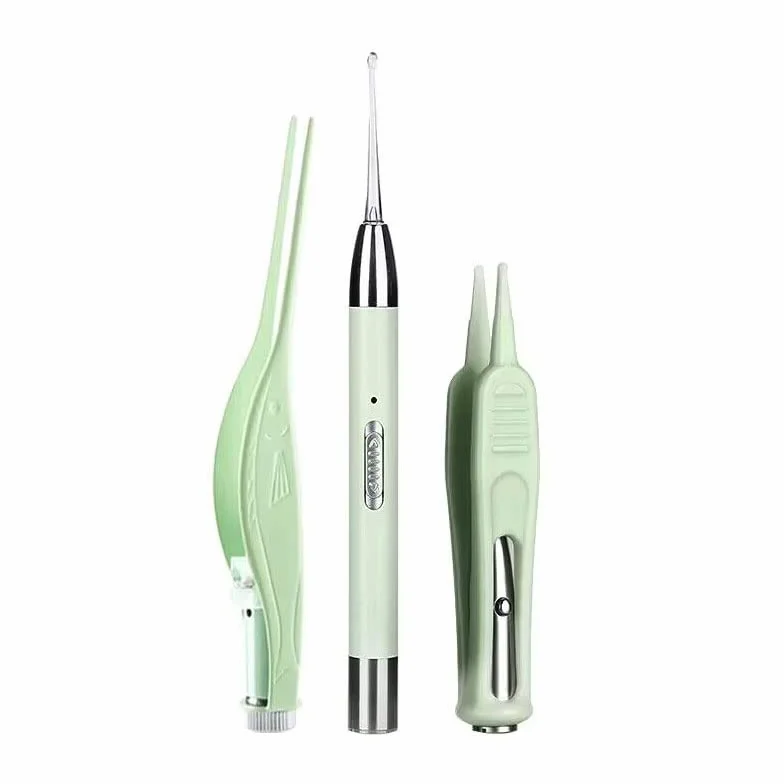 zalati Outil de suppression de cérumen électrique rechargeable 3 pièces