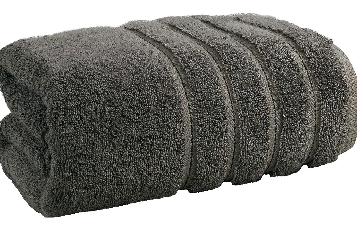 Draps de bain extra larges (150 x 200 cm - 600 g/m²) - 100 % coton riche - XXXL - Très absorbantes - Pour plage et plage (gris anthracite)