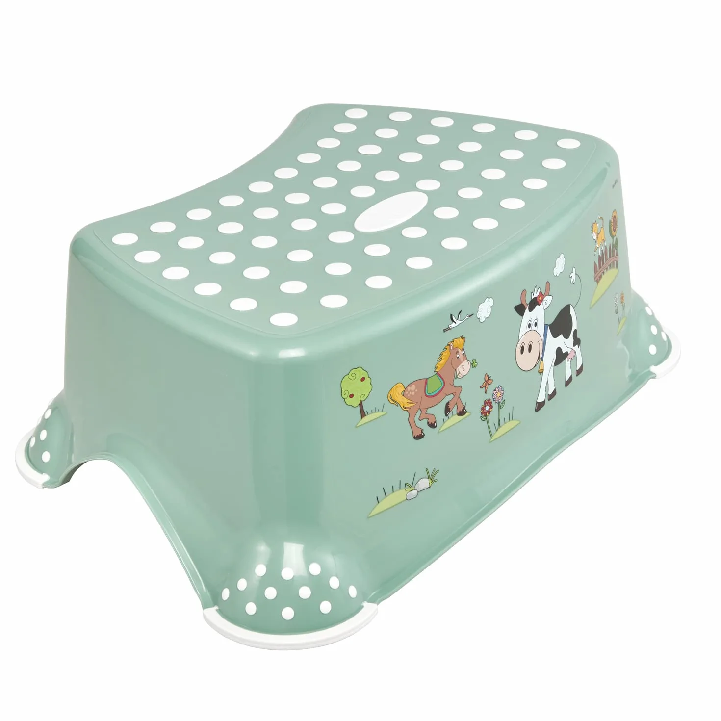 Keeper Funny Farm Marchepied Antidérapant 3-14 Ans Nordic Green