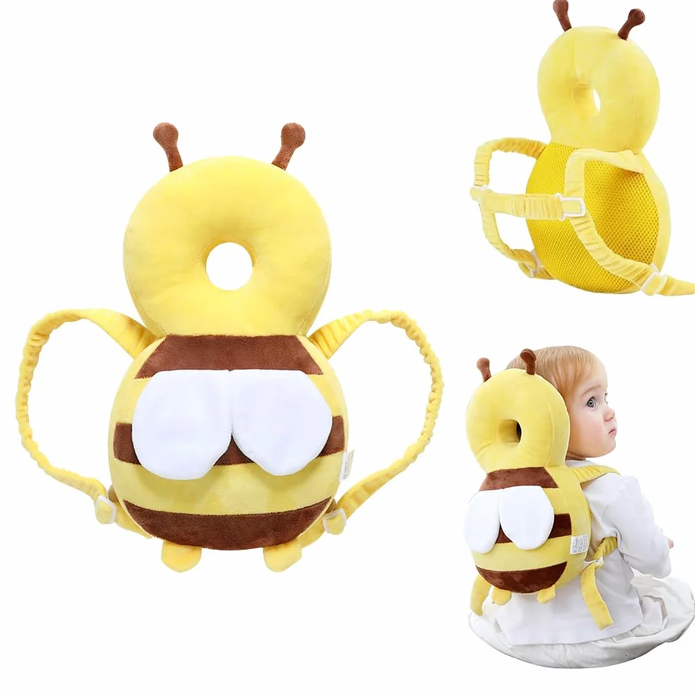 Protection de Tête pour Bébé, Coussin Réglable et Respirant pour Tout-petits, Protège-dos 4-24 Mois