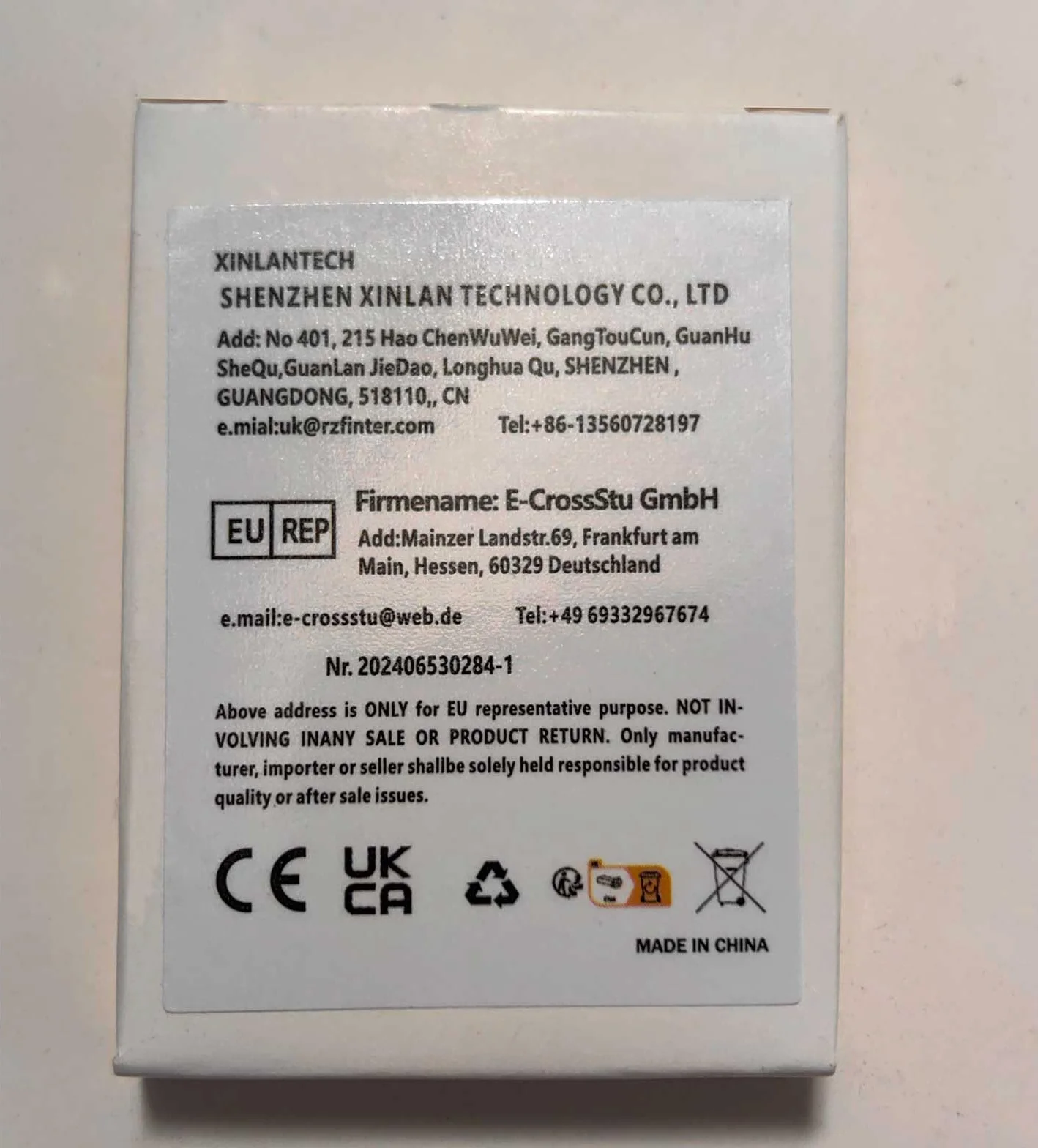 Batterie de rechange 3,7 V 2600 mAh pour Vtech VM3252 VM3254 VM3258 Video Babyphone