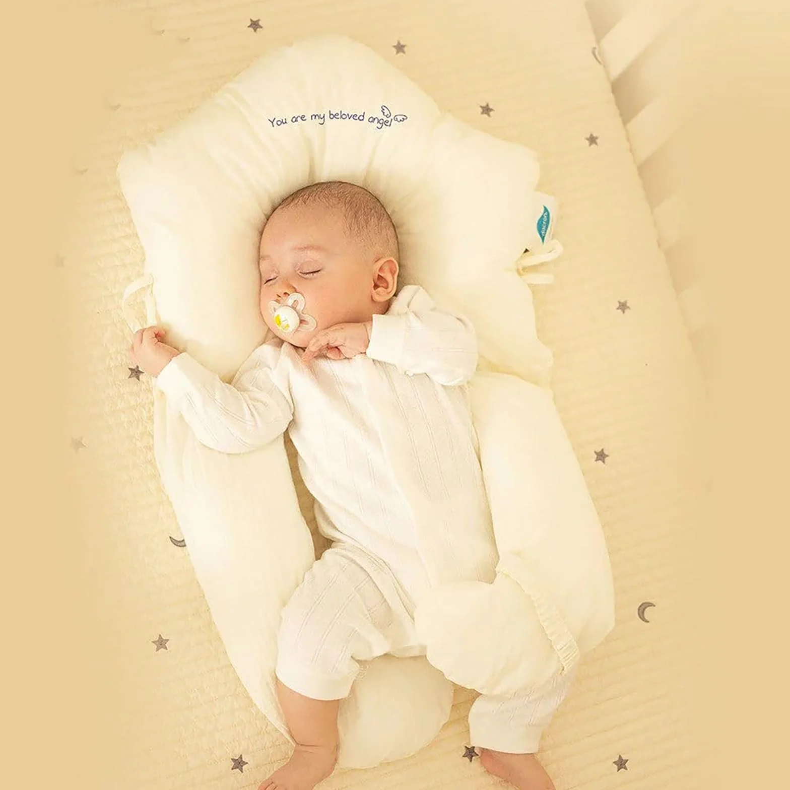 Dreamo Coussin Bébé Ultra-Doux Oreiller Façonnant Tête Bébé Soutien Arrière Corps Entier U Appuie