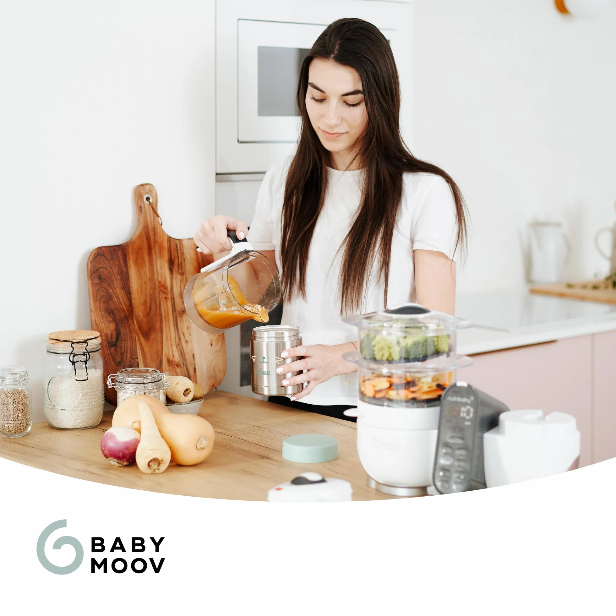 Babymoov Boîte isotherme EAT'S ISY 350ml double paroi Inox hermétique