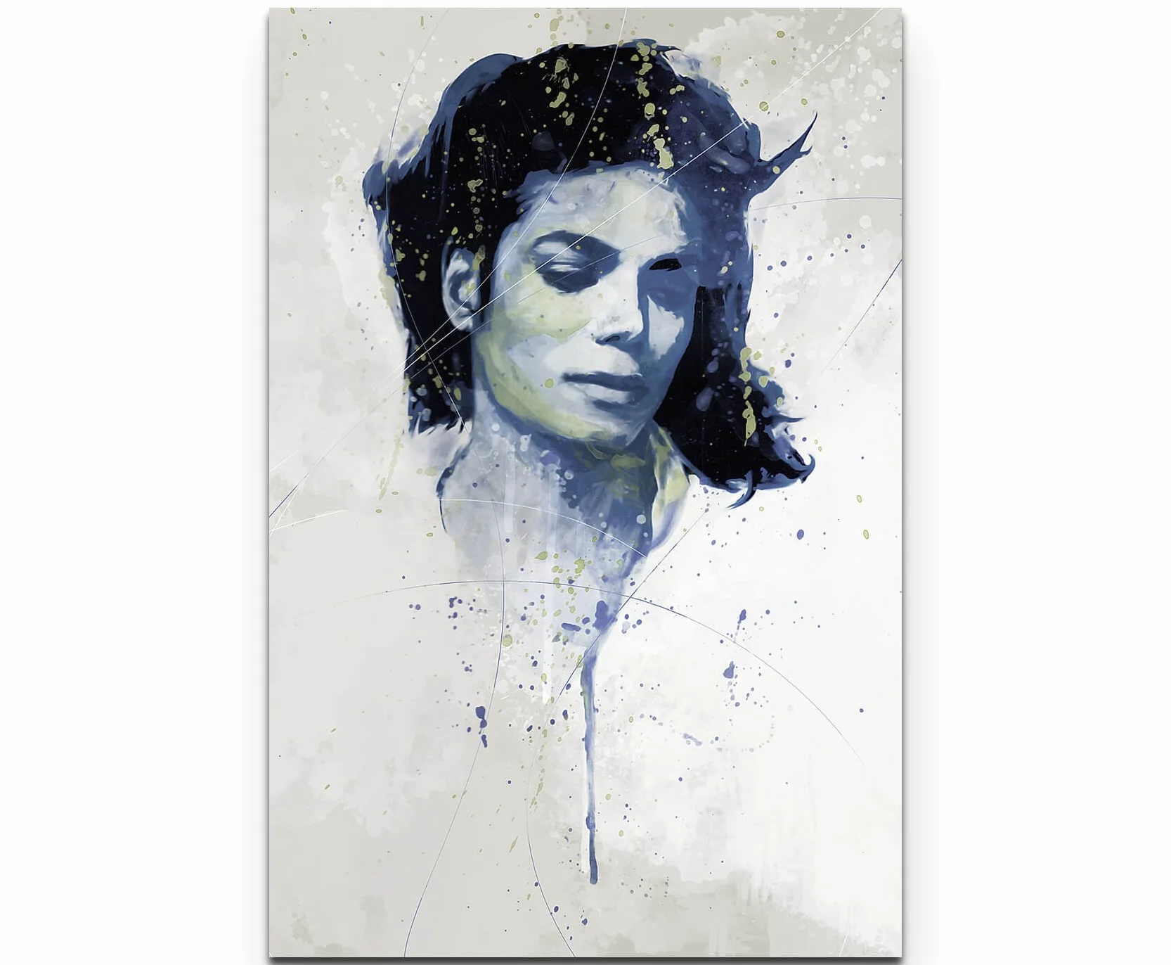 Paul Sinus Art Michael Jackson 90 x 60 cm Toile Tendue Prête à Accrocher