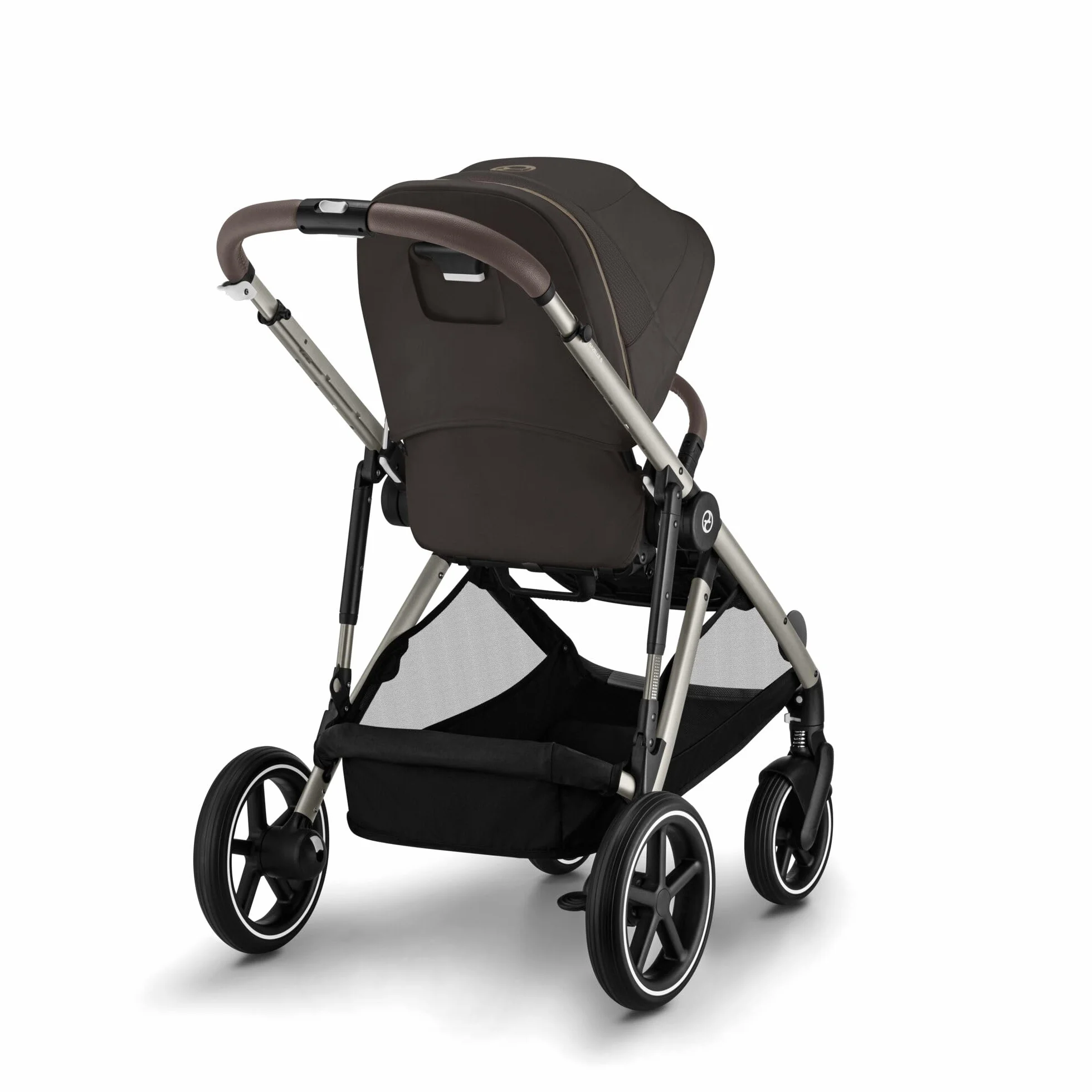 CYBEX Poussette Gold GAZELLE S, Système tout-en-1, 20+ configurations, Brun chocolat