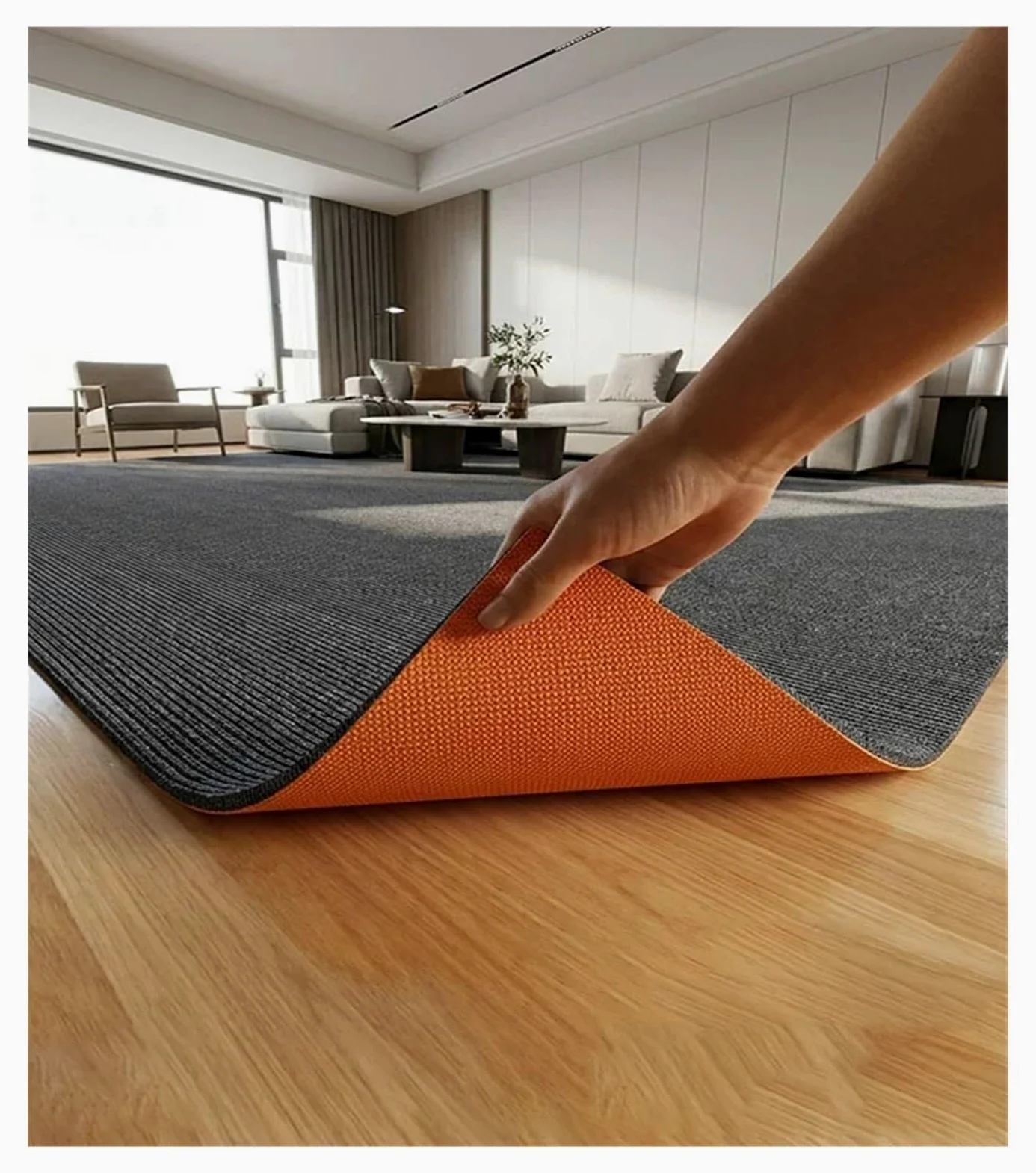 Générique Tapis insonorisant 9mm antidérapant pour Salle de Sport et Salon | Tapis doux en polyester; Épaisseur 9mm; Lavable en machine; Réduit le bruit; Polyvalent(90x100cm/3.0x3.3ft)