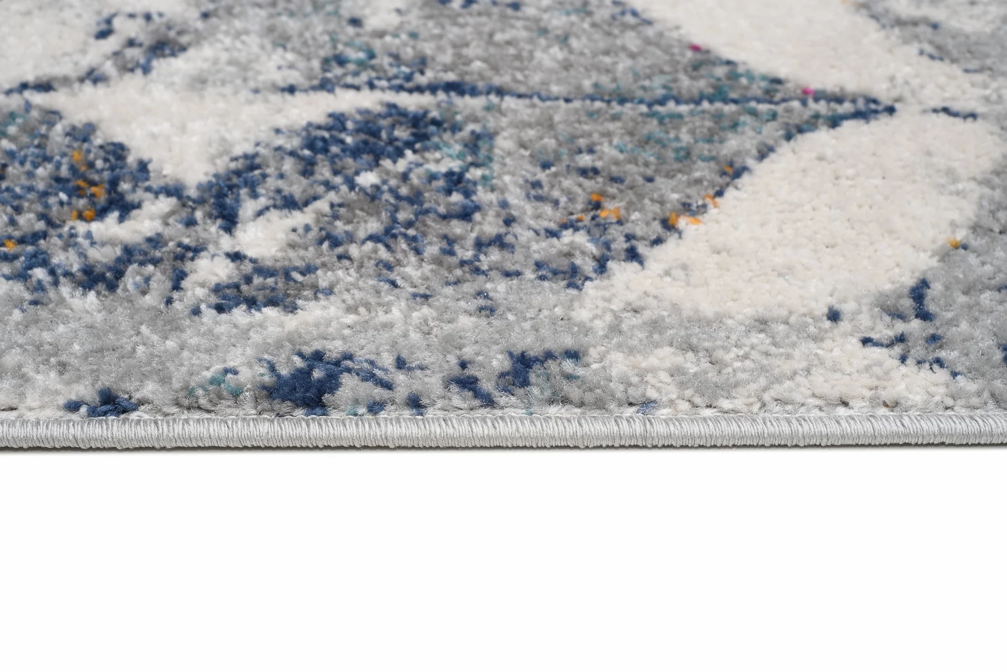Mazovia Tapis de Couloir Couloir 70x375cm Anthracite Gris Abstrait Doux | Tapis de Couloir pour Cuisine Buanderie Chambre Entrée Chauffage au Sol Facile D'entretien Poils Courts Long Vendu au Mètre