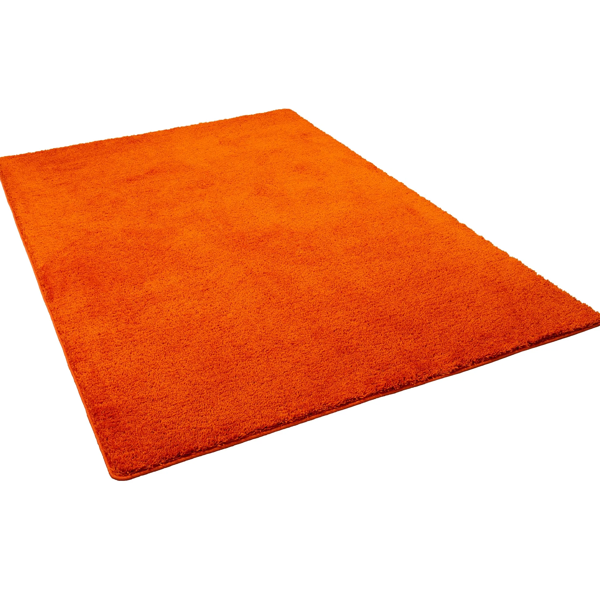 PALACE - Tapis Shaggy à Poils Longs - Orange - 17 Tailles Disponibles