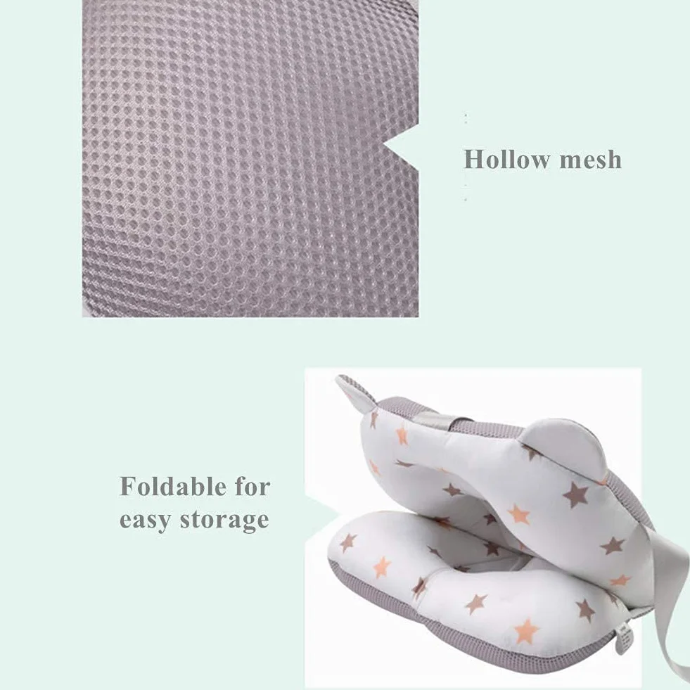Coussin de bain bébé antidérapant réglable pliable 0-12 mois