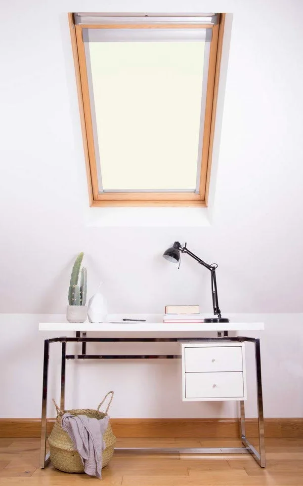 Bloc Skylight Store de CO2 pour fenêtres de Toit VELUX Blockout, Blanc