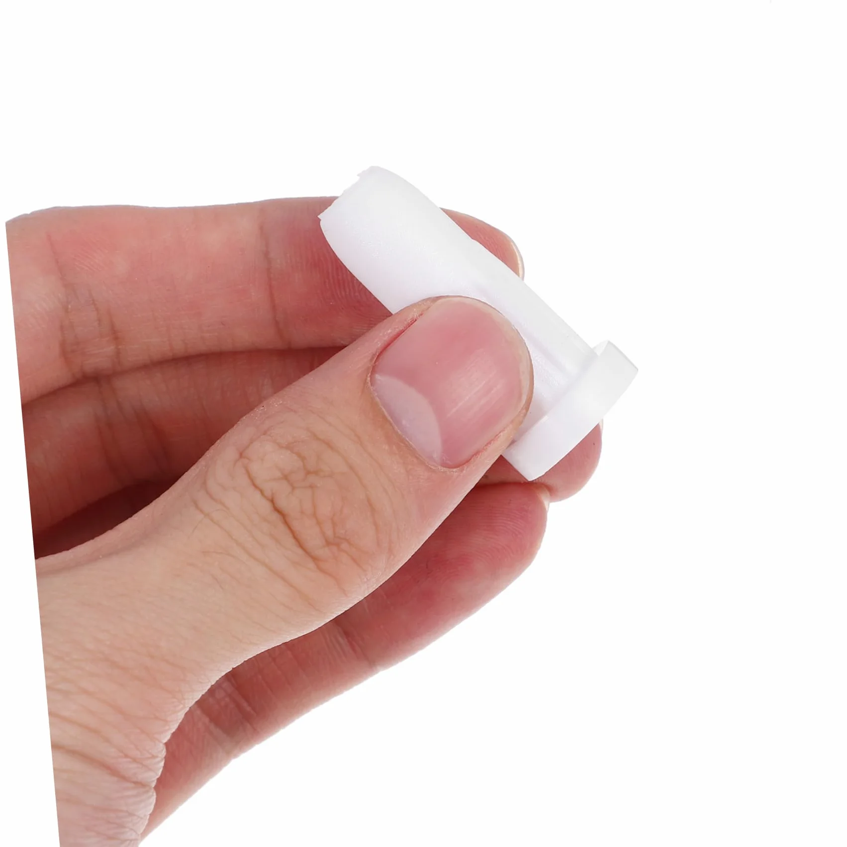 Housses pour roulettes de berceau blanches anti-bruit avec manchons plastique accessoires durables pour meubles
