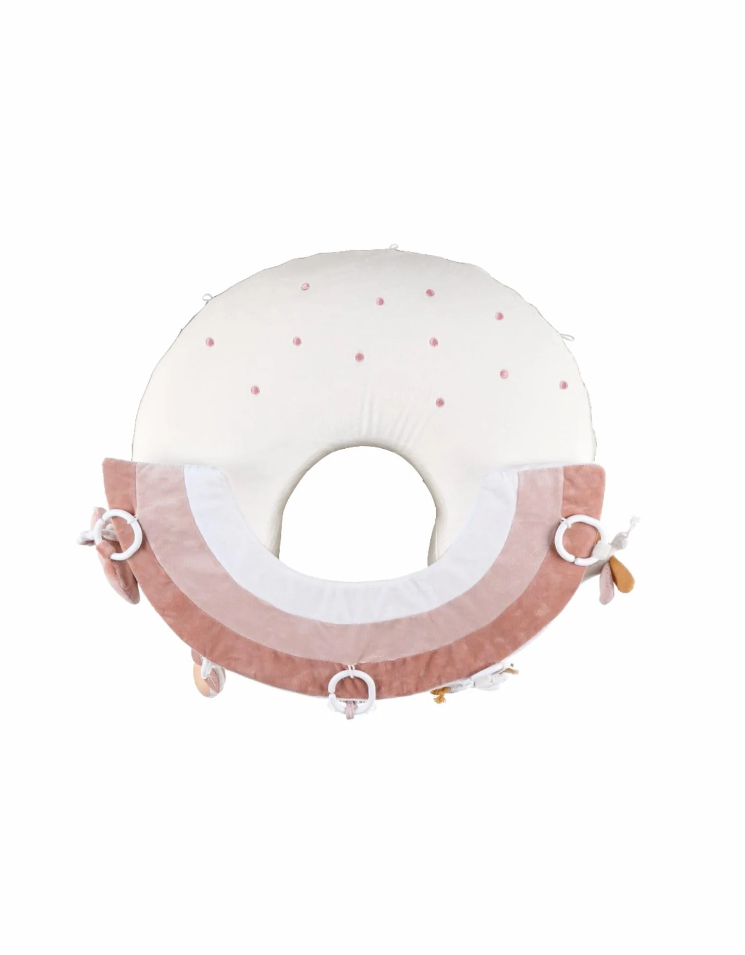 Noukie's Coussin d'activités en Veloudoux Popsie Gigi & Louli