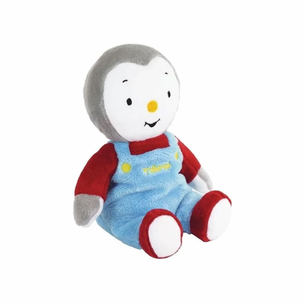 T'CHOUPI Peluche Bouillotte 21 cm avec Micro Perles d'Argile Bébé Multicolore