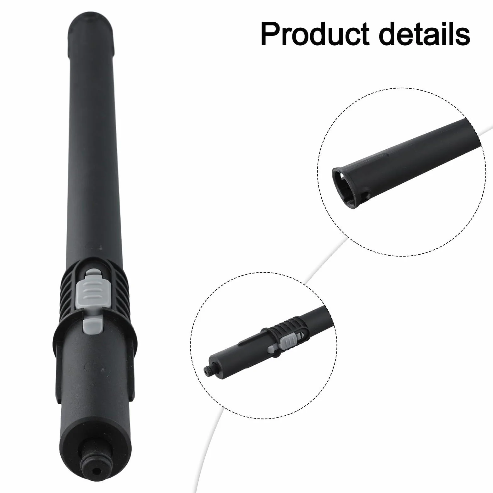 Tube d'extension Kärcher SC1-5 SG2 SG4 pour nettoyeur vapeur, accessoire ABS robuste noir/gris