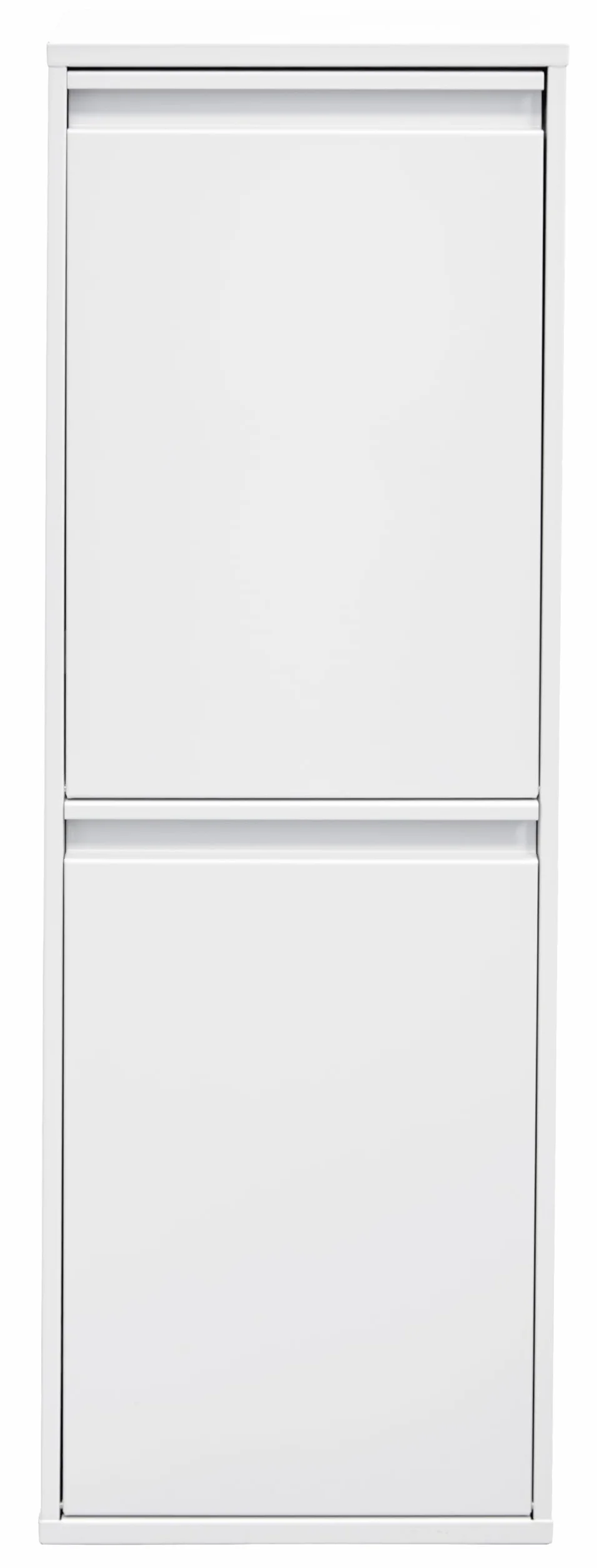 ARREGUI Basic CR201-B Poubelle de Recyclage Cuisine 2 Bacs 34 L Acier blanc